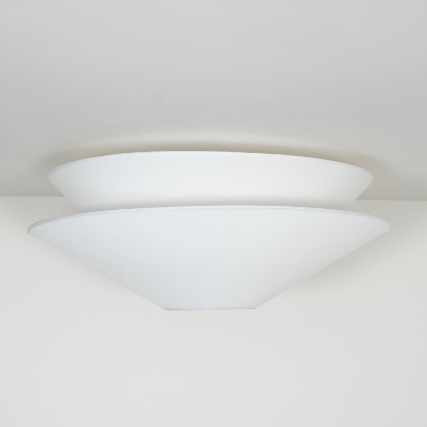 Ritta Double Cone Ceiling Light Fabric - Letslighting