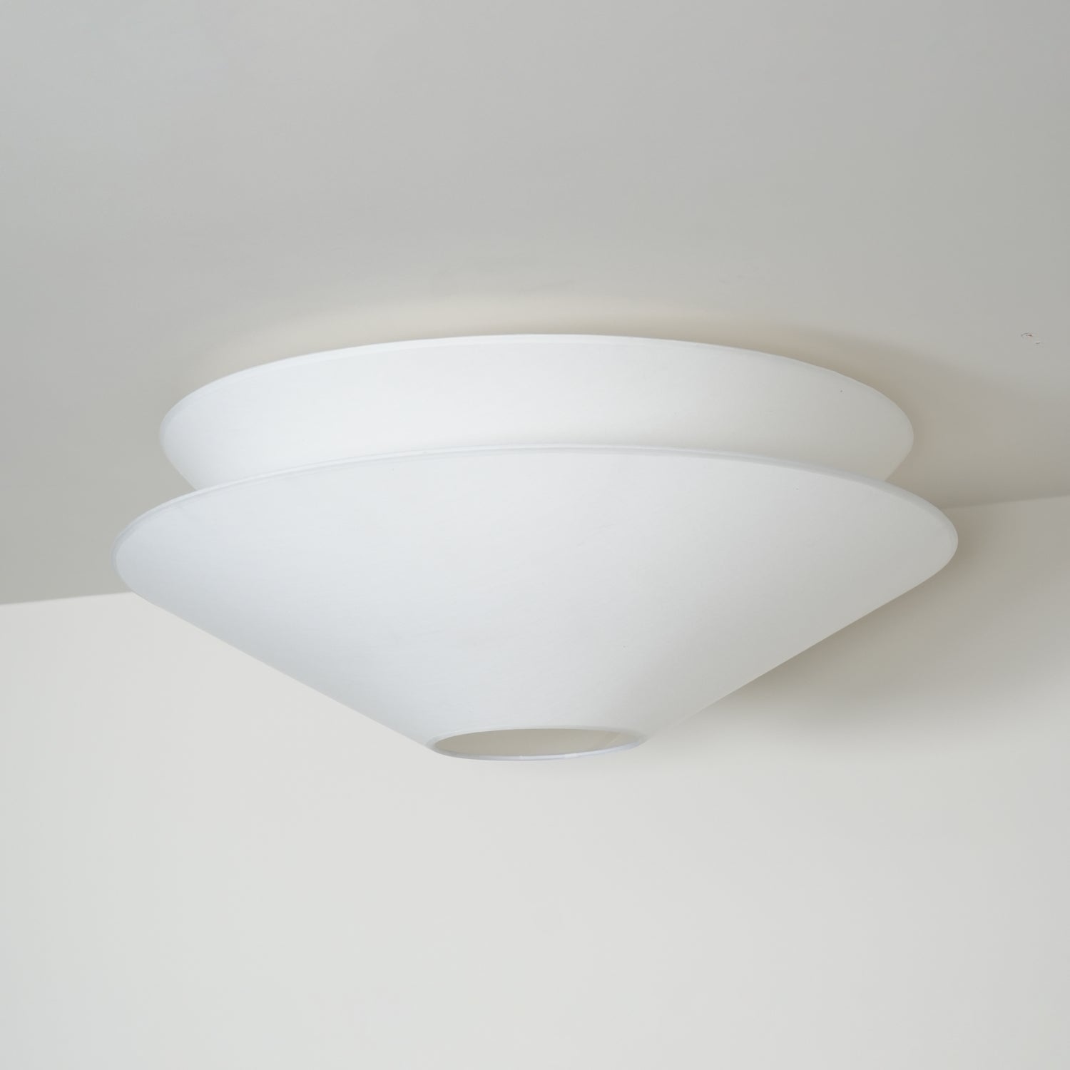 Ritta Double Cone Ceiling Light Fabric - Letslighting