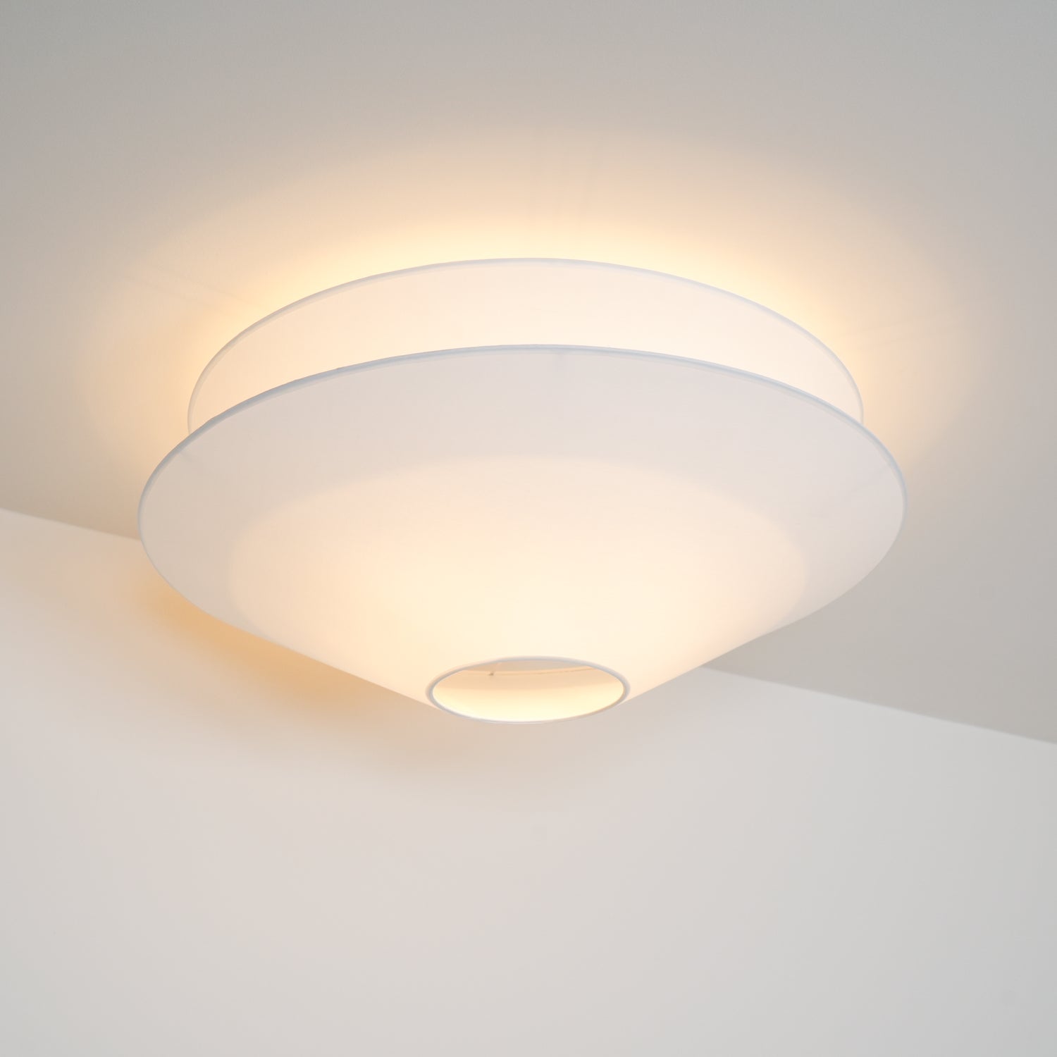 Ritta Double Cone Ceiling Light Fabric - Letslighting