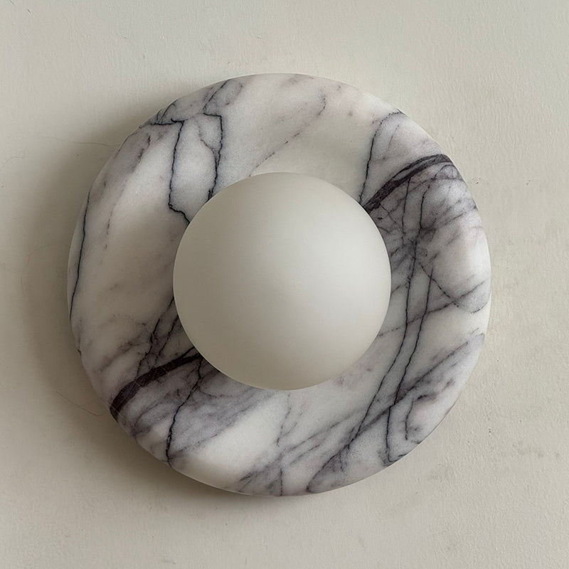 Zoraean Premium Elegance White Marble Sconce Wall Lamp - Letslighting
