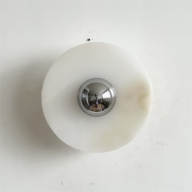 Arsole Modern Minimalist Round Jade Wall Lamp - Letslighting