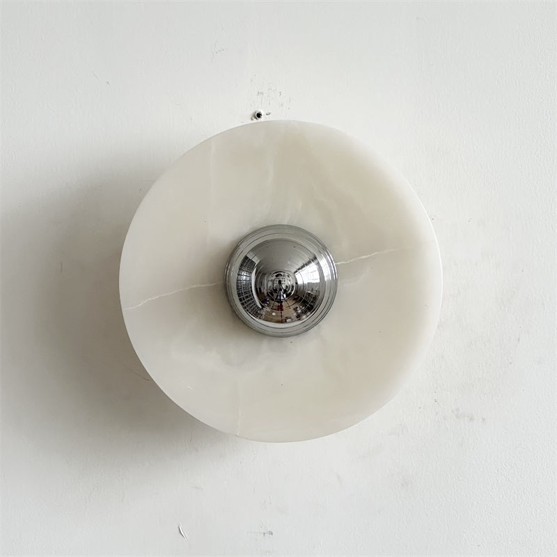 Arsole Modern Minimalist Round Jade Wall Lamp - Letslighting