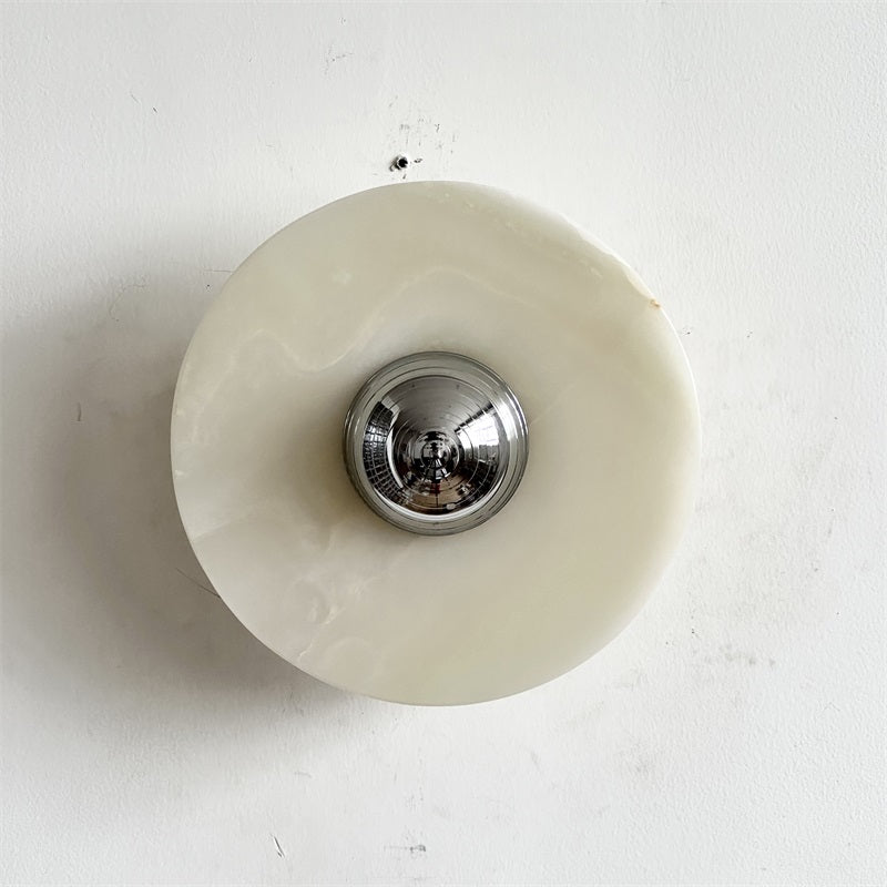 Arsole Modern Minimalist Round Jade Wall Lamp - Letslighting