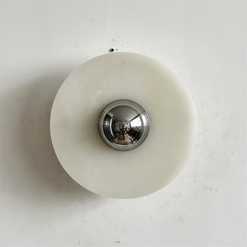 Arsole Modern Minimalist Round Jade Wall Lamp - Letslighting
