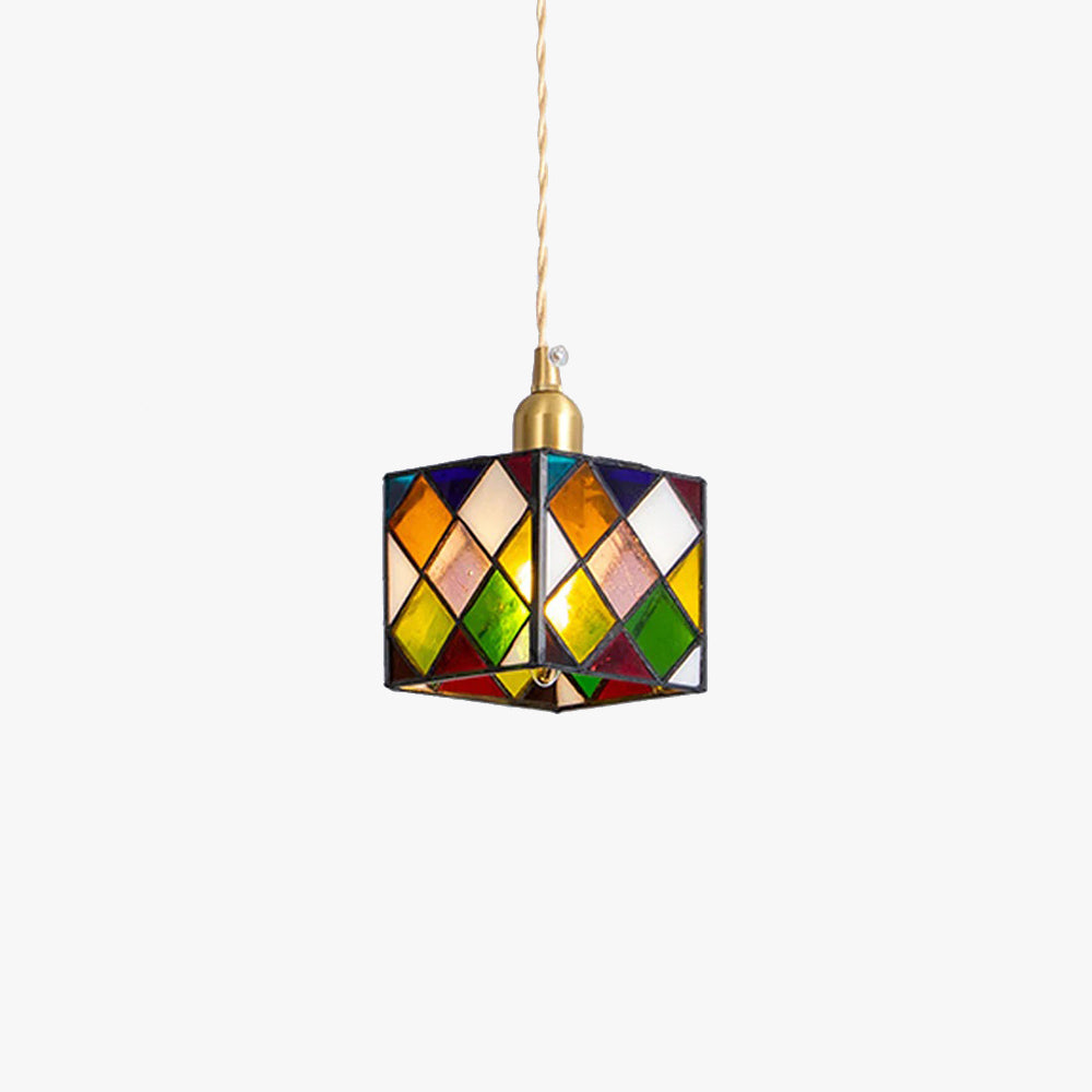 Valentina Retro LED Metal Glass Pendant Light Bedroom Dining Room