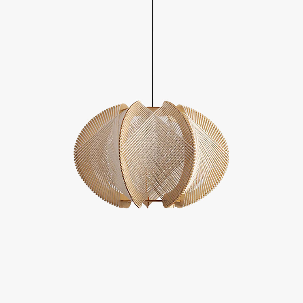 Ritta Retro Round LED Pendant Light Rope Dining Room Living Room - Letslighting