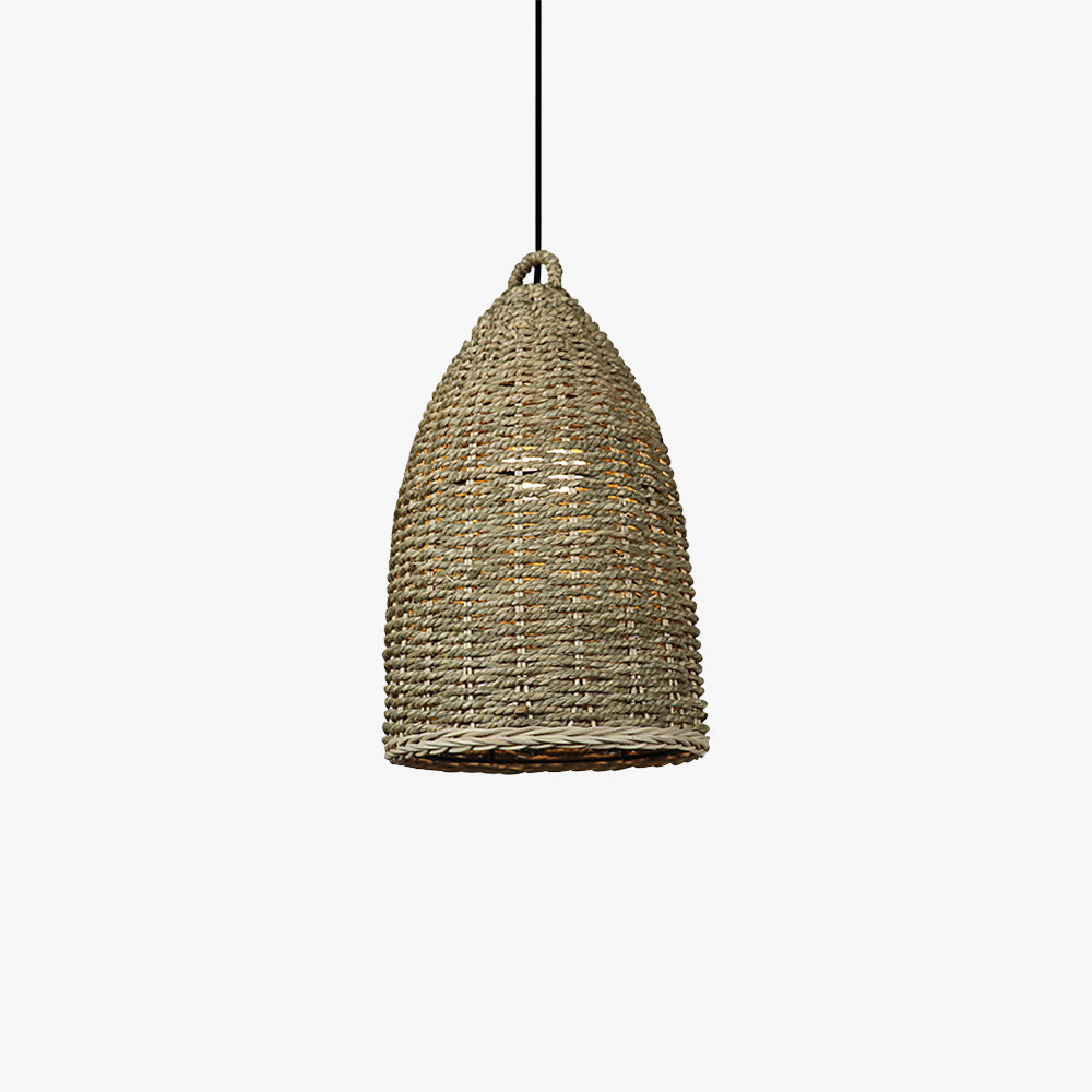 Ritta Retro Handmade Rattan Pendant Light Bedroom - Letslighting