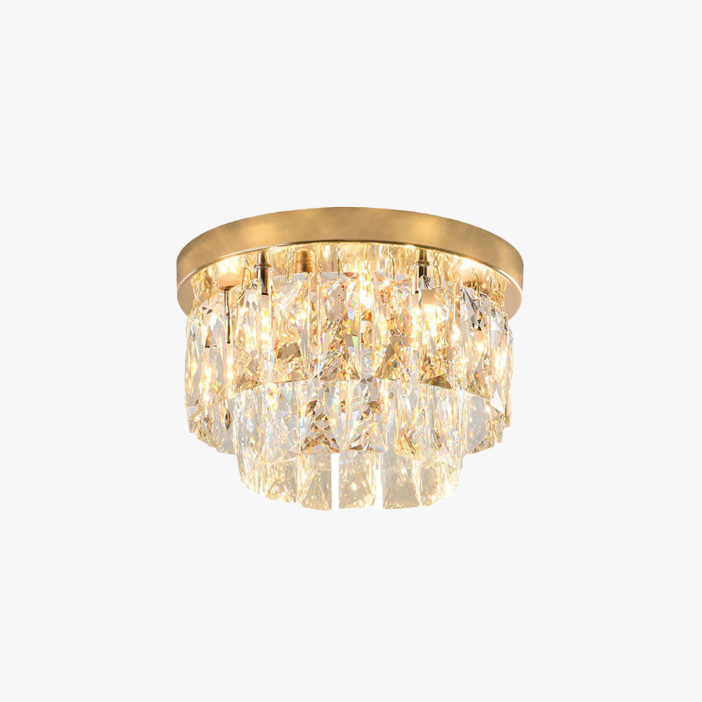 Kristy Luxury Round LED Flush Mount Ceiling Light Living Room Bedroom Studyroom - Letslighting