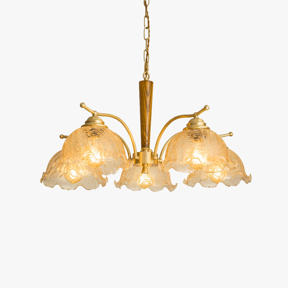 Arisha Retro LED /Wood Chandeliers Living Room/Bedroom - Letslighting