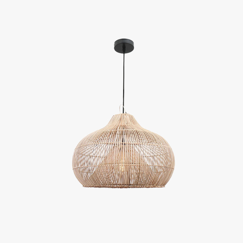 Ritta Vintage Handmade Rattan Pendant Light Living Room
