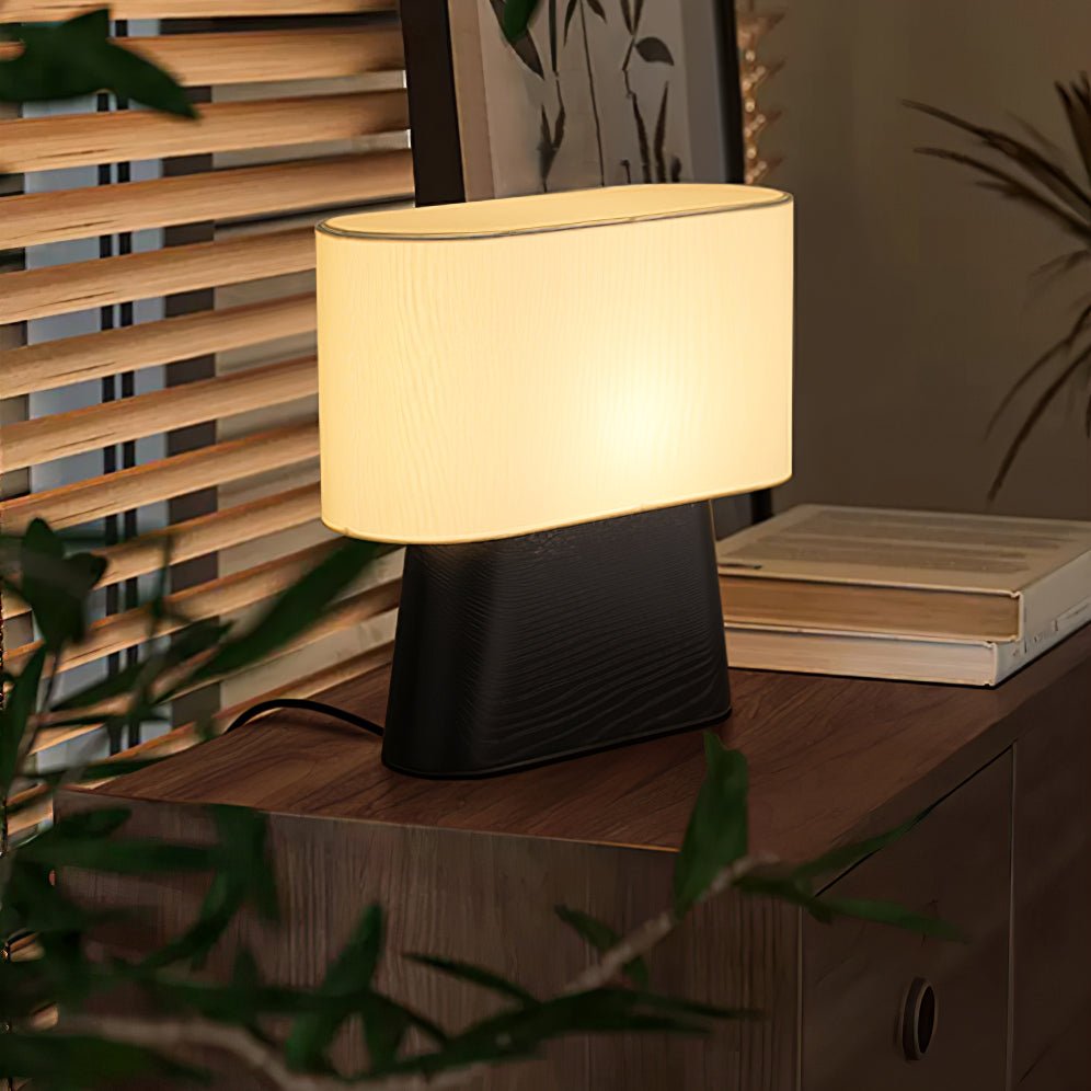 Sylva Wood & Fabric Table Lamp - Letslighting