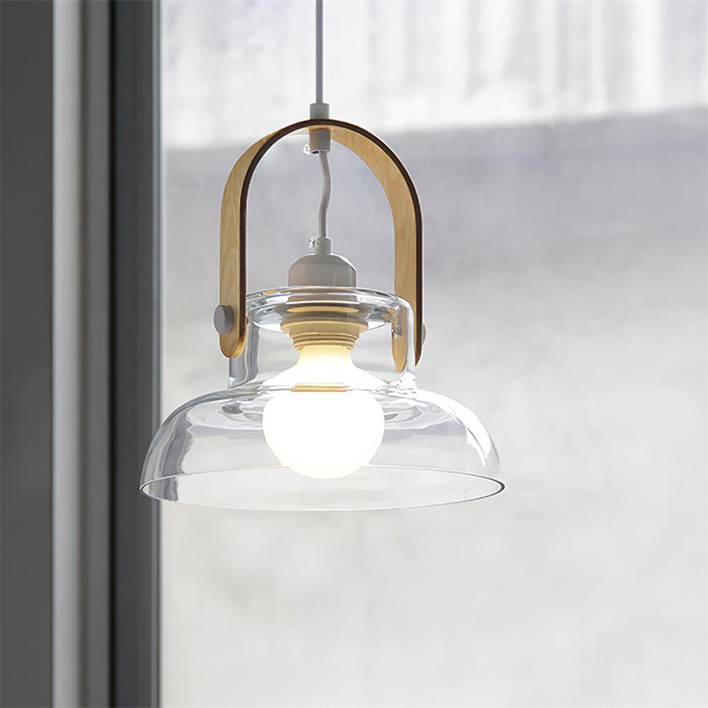 Hailie Pendant Lamp Clear Glass Rustic Modern - Letslighting