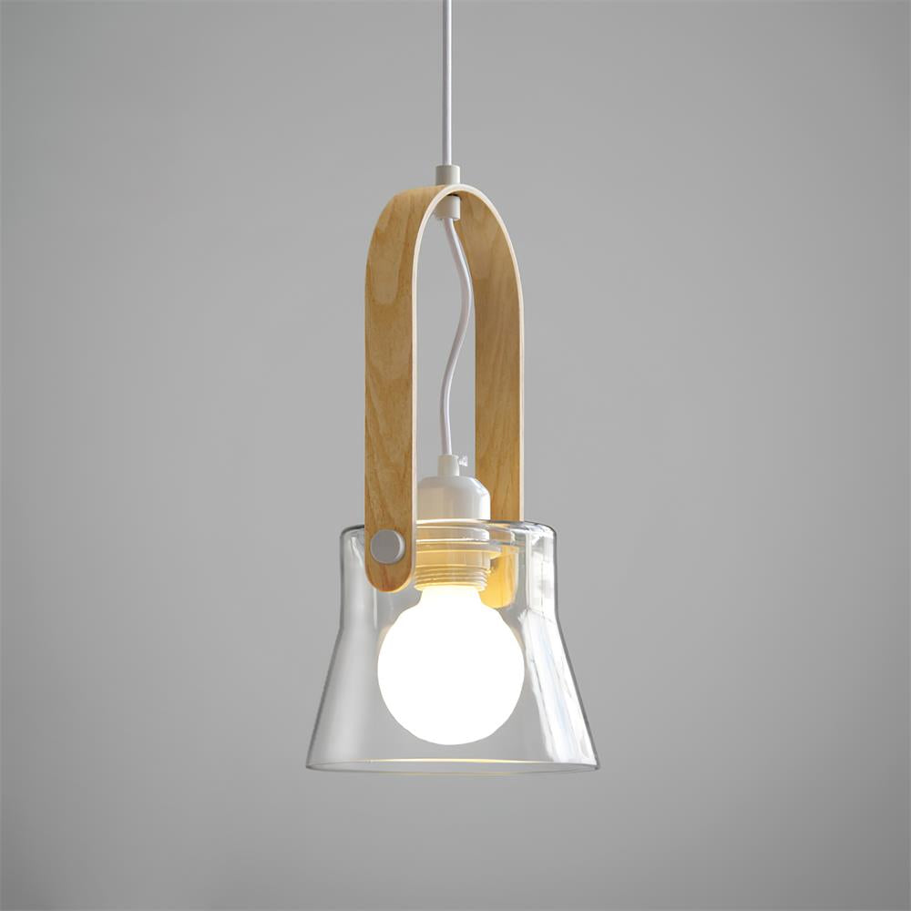 Hailie Pendant Lamp Clear Glass Rustic Modern - Letslighting