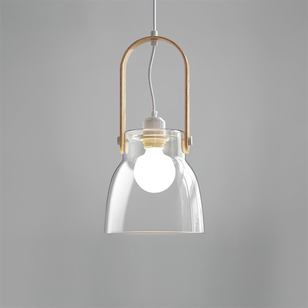 Hailie Pendant Lamp Clear Glass Rustic Modern - Letslighting