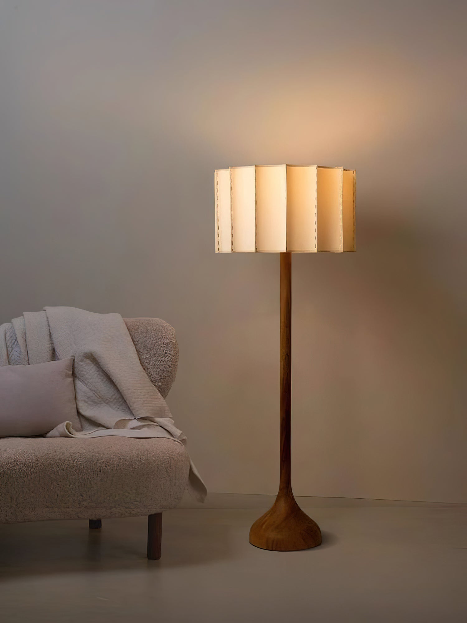 Axel Minimalist Wood Floor Lamp - Letslighting
