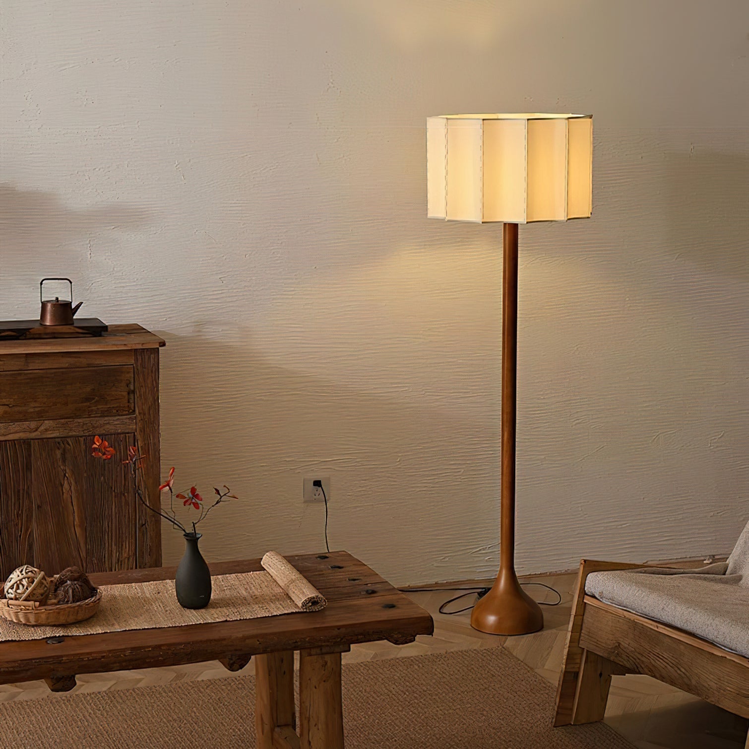 Axel Minimalist Wood Floor Lamp - Letslighting