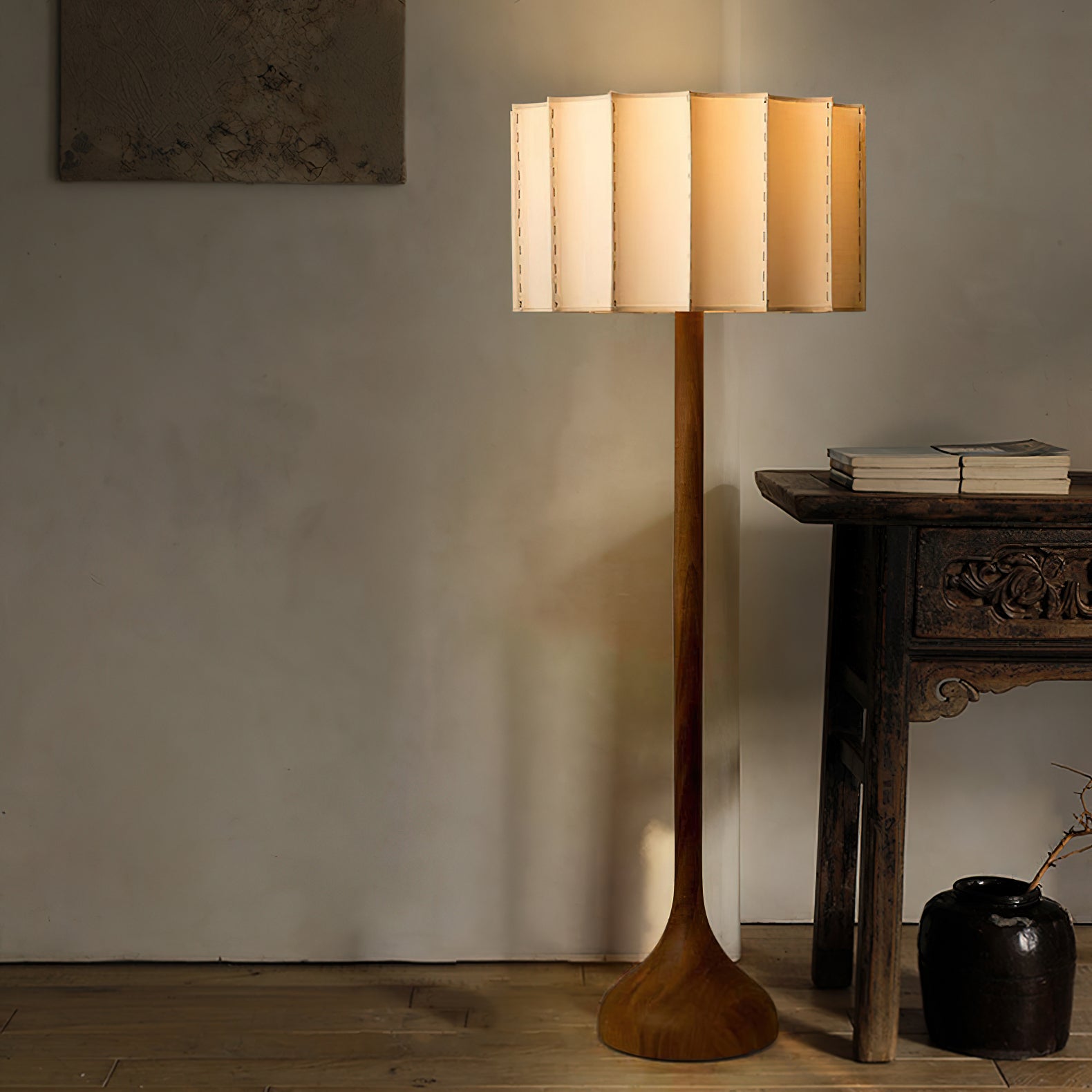Axel Minimalist Wood Floor Lamp - Letslighting