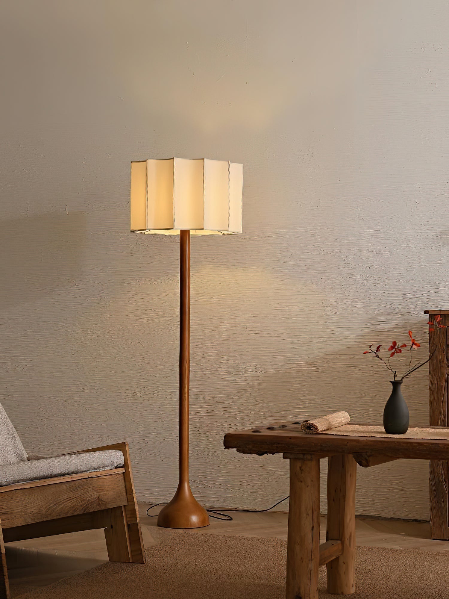 Axel Minimalist Wood Floor Lamp - Letslighting