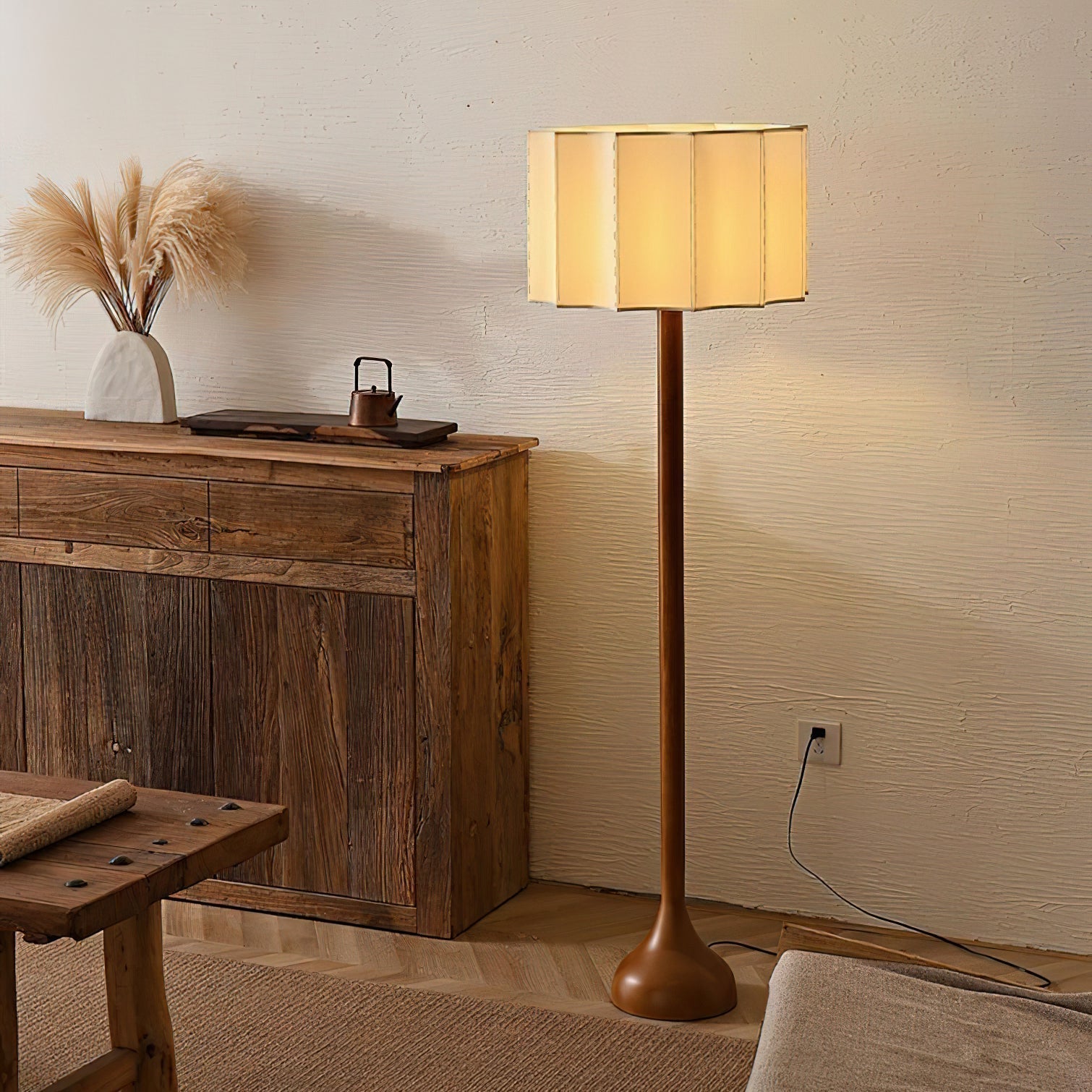 Axel Minimalist Wood Floor Lamp - Letslighting