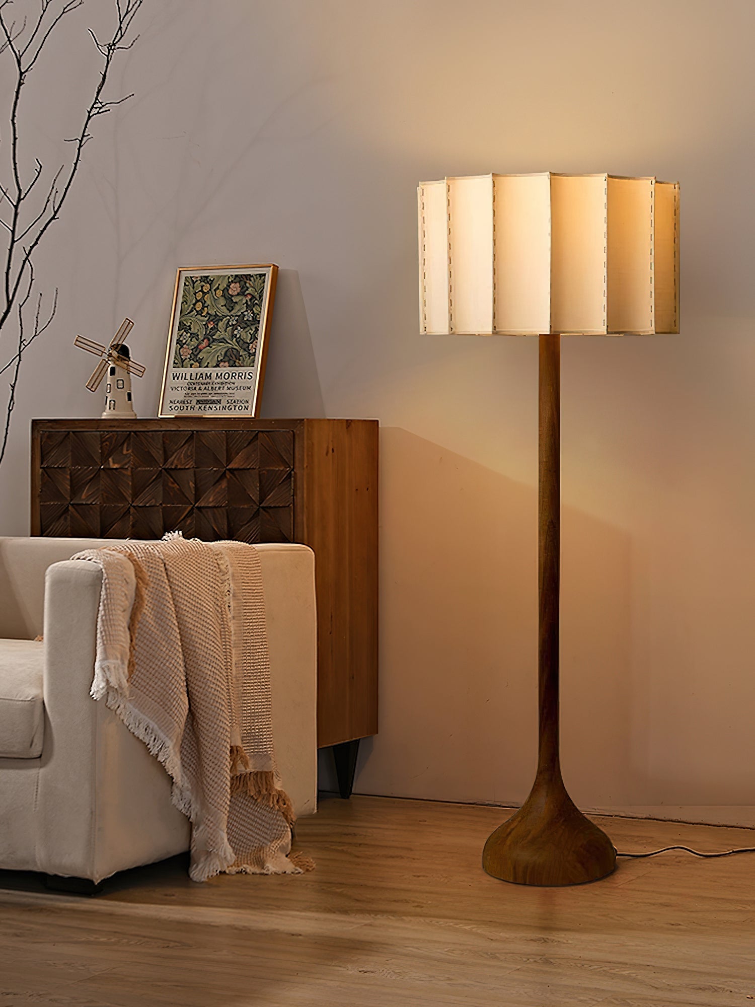 Axel Minimalist Wood Floor Lamp - Letslighting