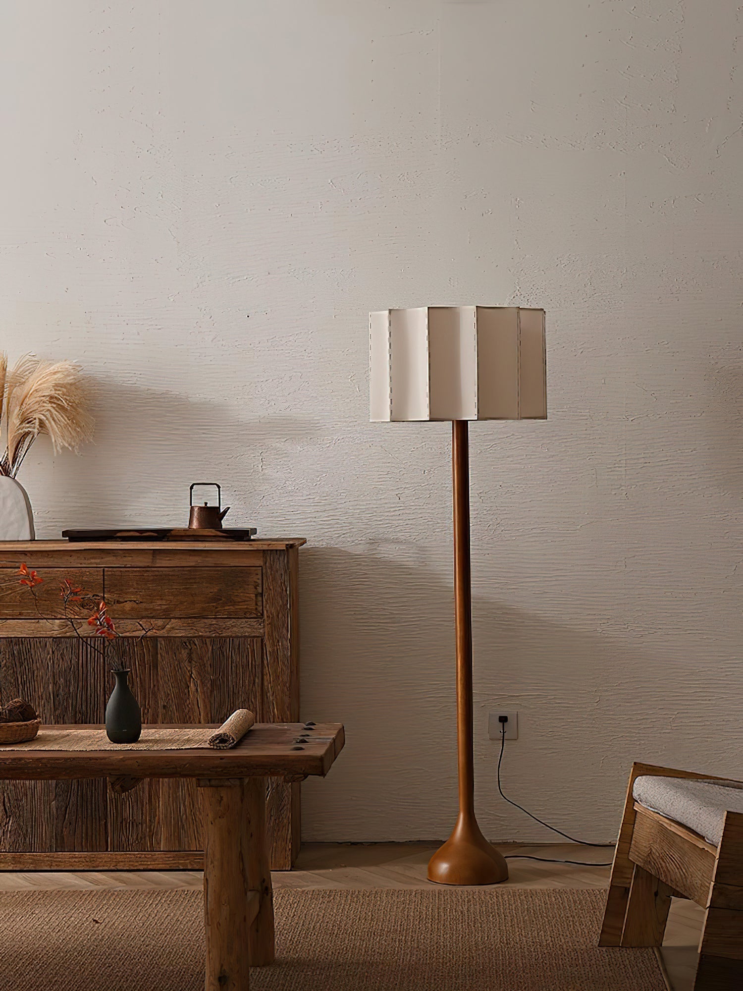 Axel Minimalist Wood Floor Lamp - Letslighting