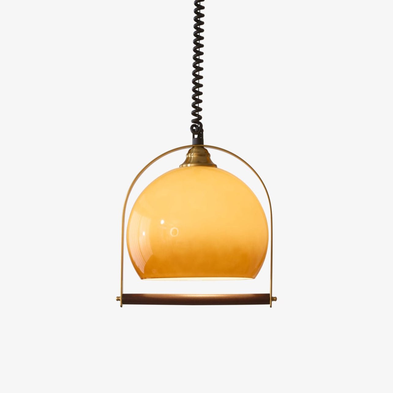 Halcyon Modern Minimalist Arch Wood Pendant Light - Letslighting