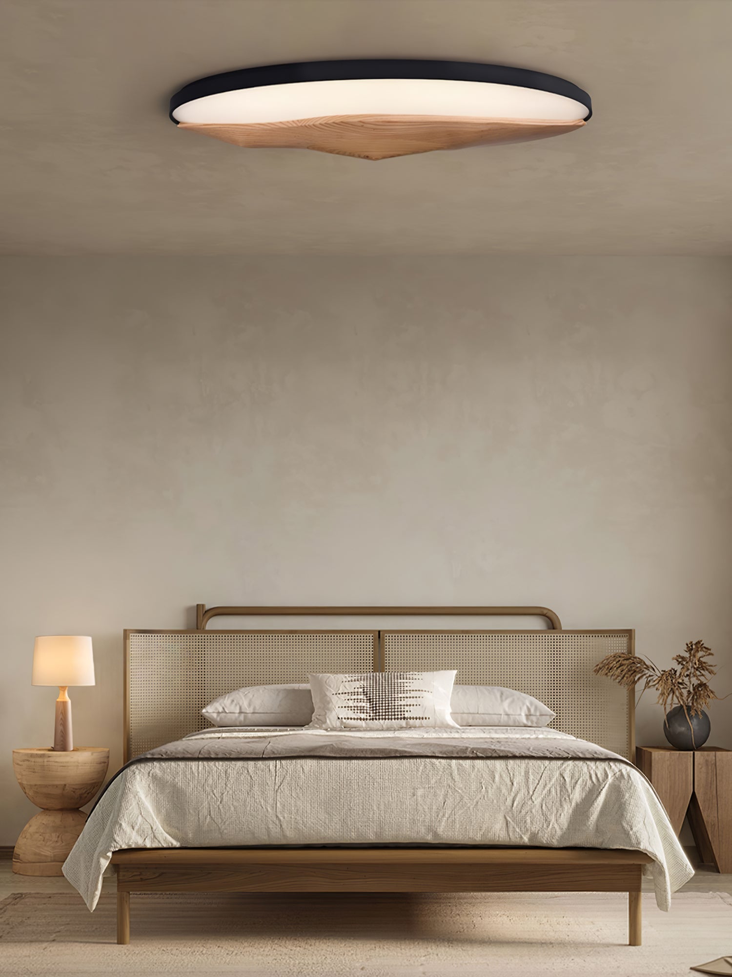 Vishaarae Scandi Wooden Ceiling Light - Letslighting