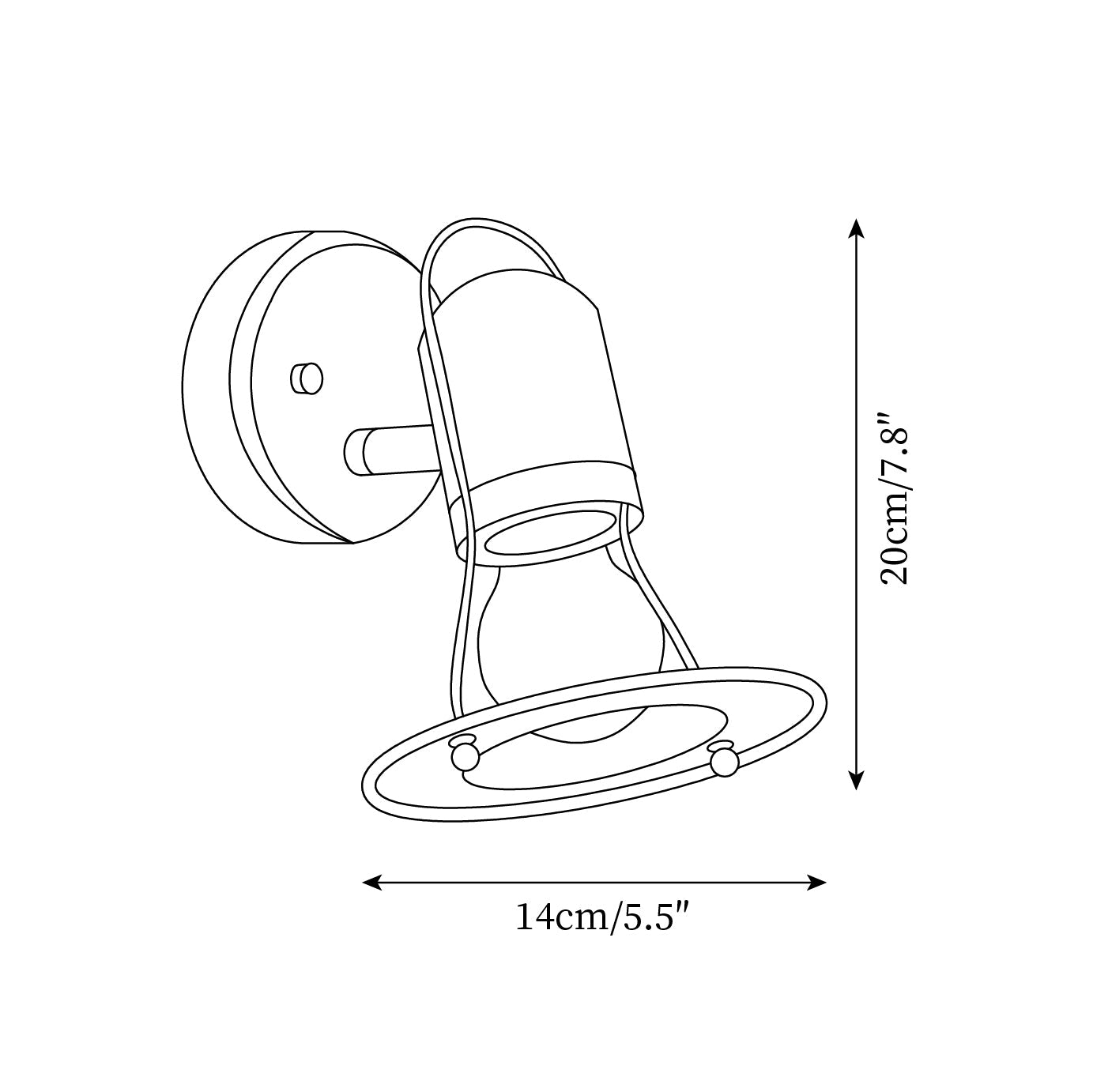 Halle Wall Light Disc - Letslighting