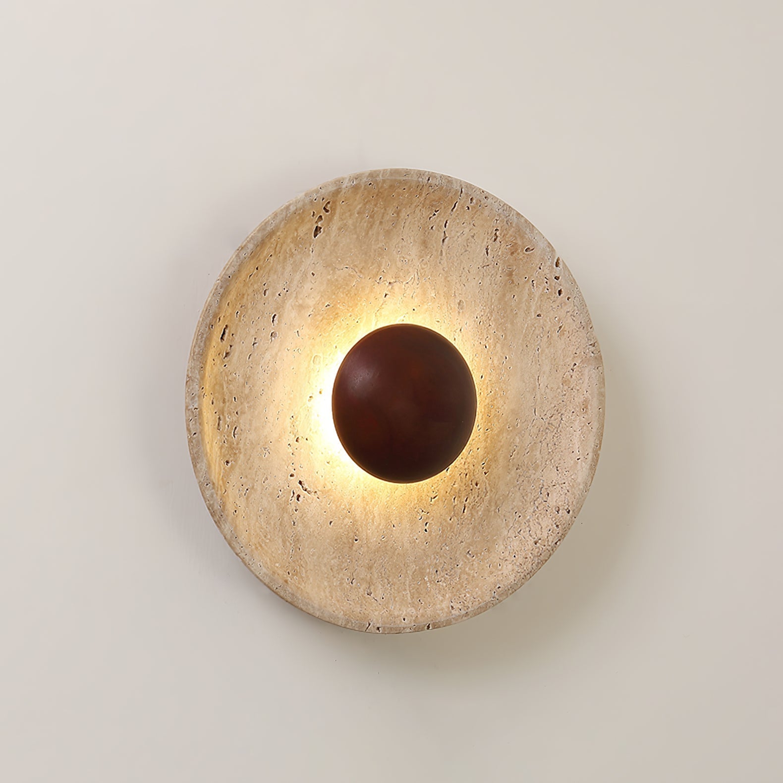 Ritta Sun Travertine Wall Lamp - Letslighting