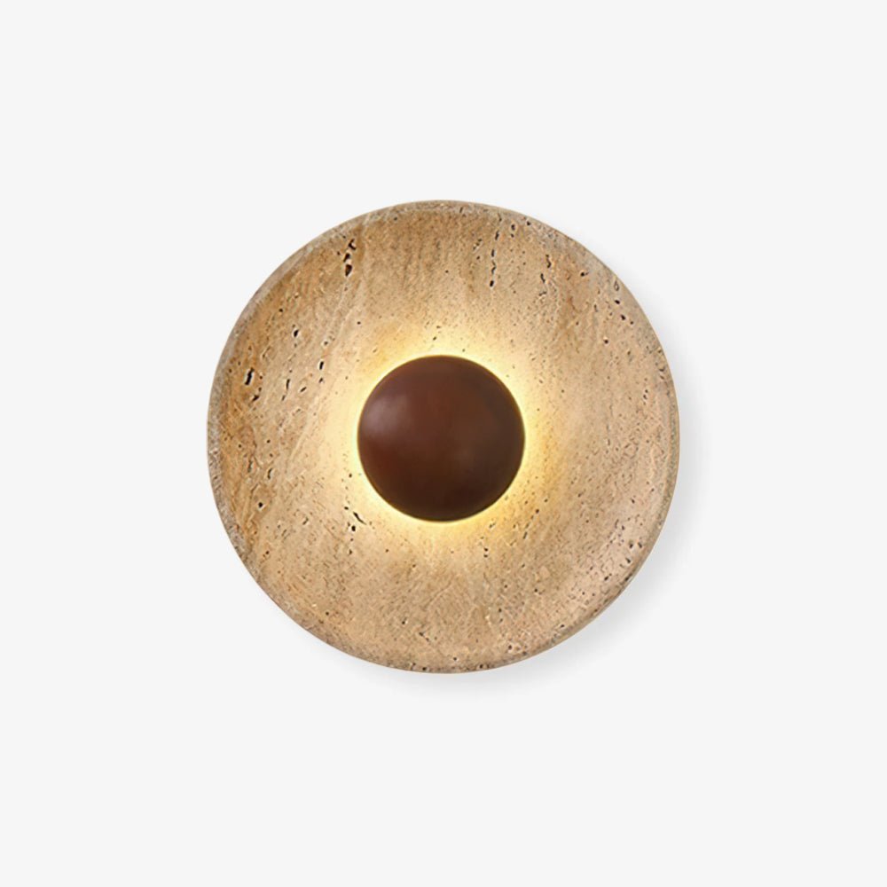 Ritta Sun Travertine Wall Lamp - Letslighting