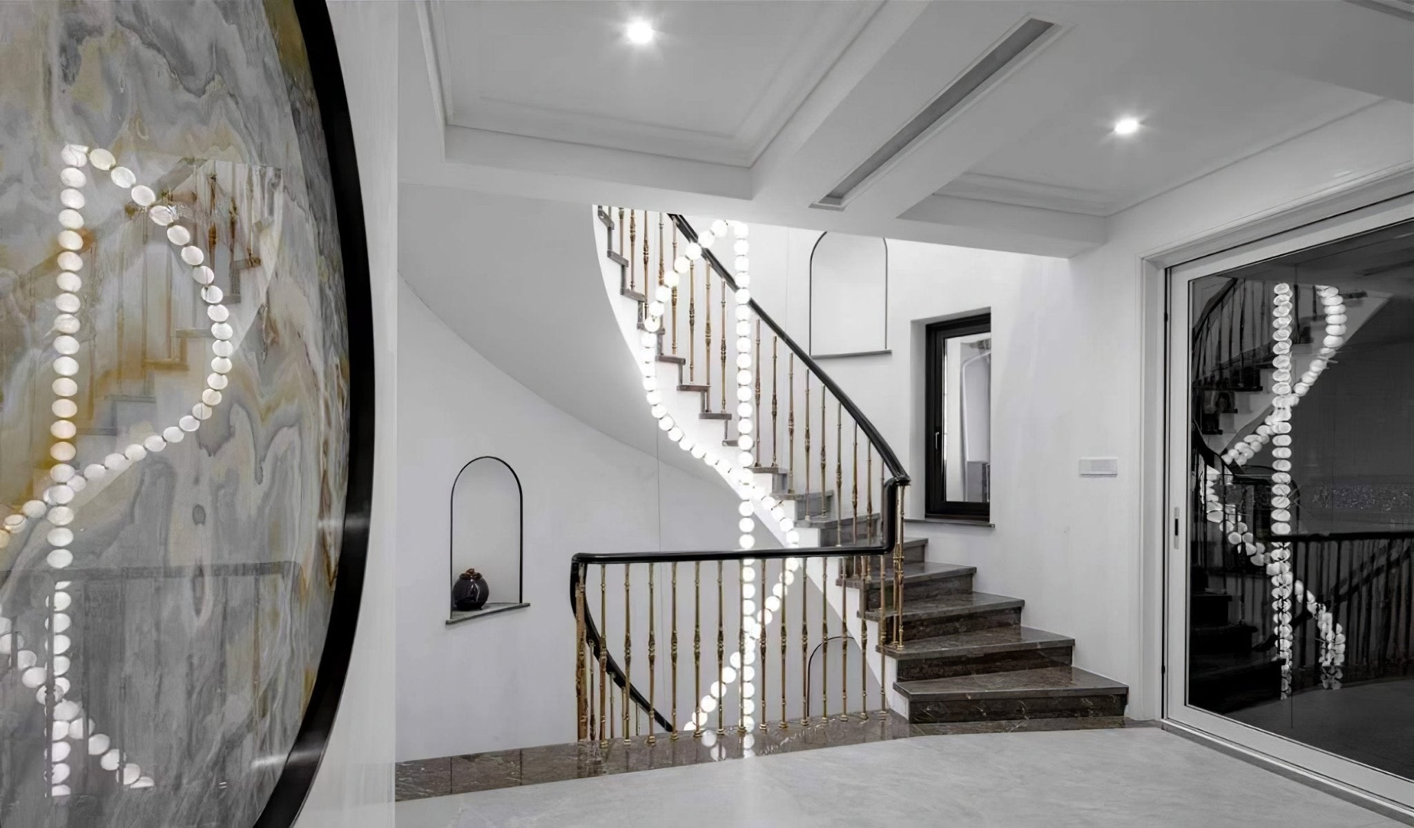 Zalvarin Brass Sputnik Chandelier - Letslighting