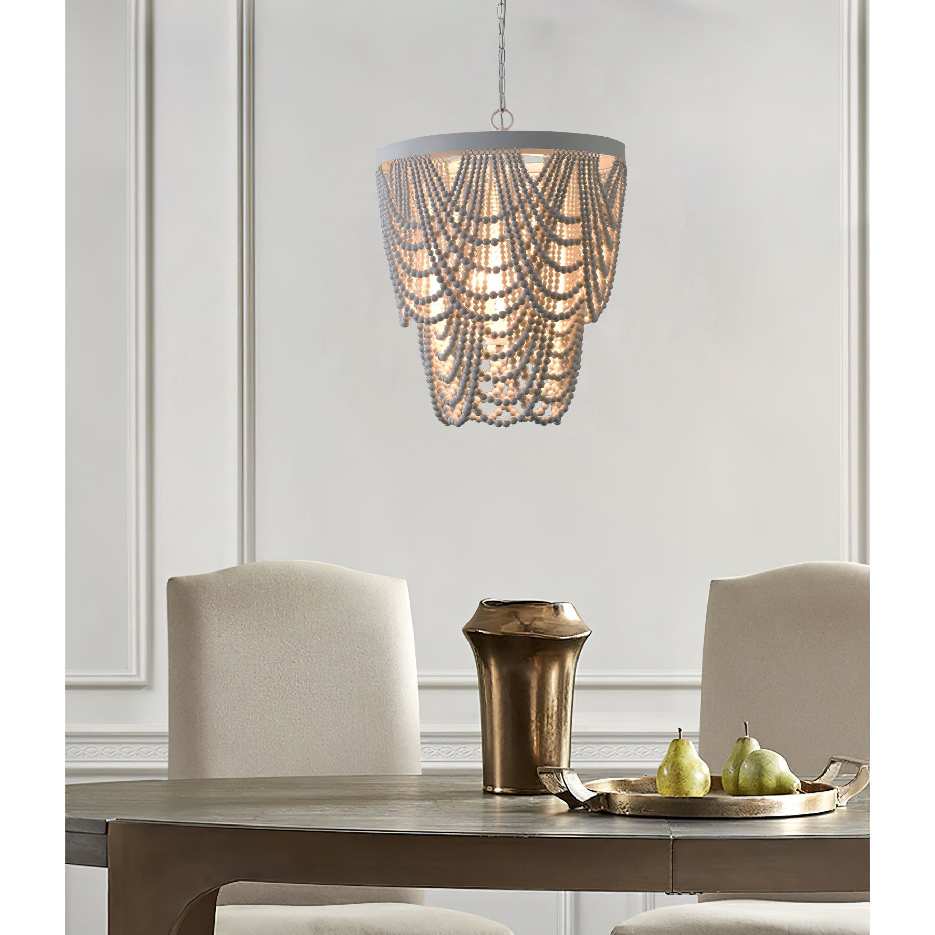 Ordore Postmodern Luxury Wooden Chandelier - Letslighting