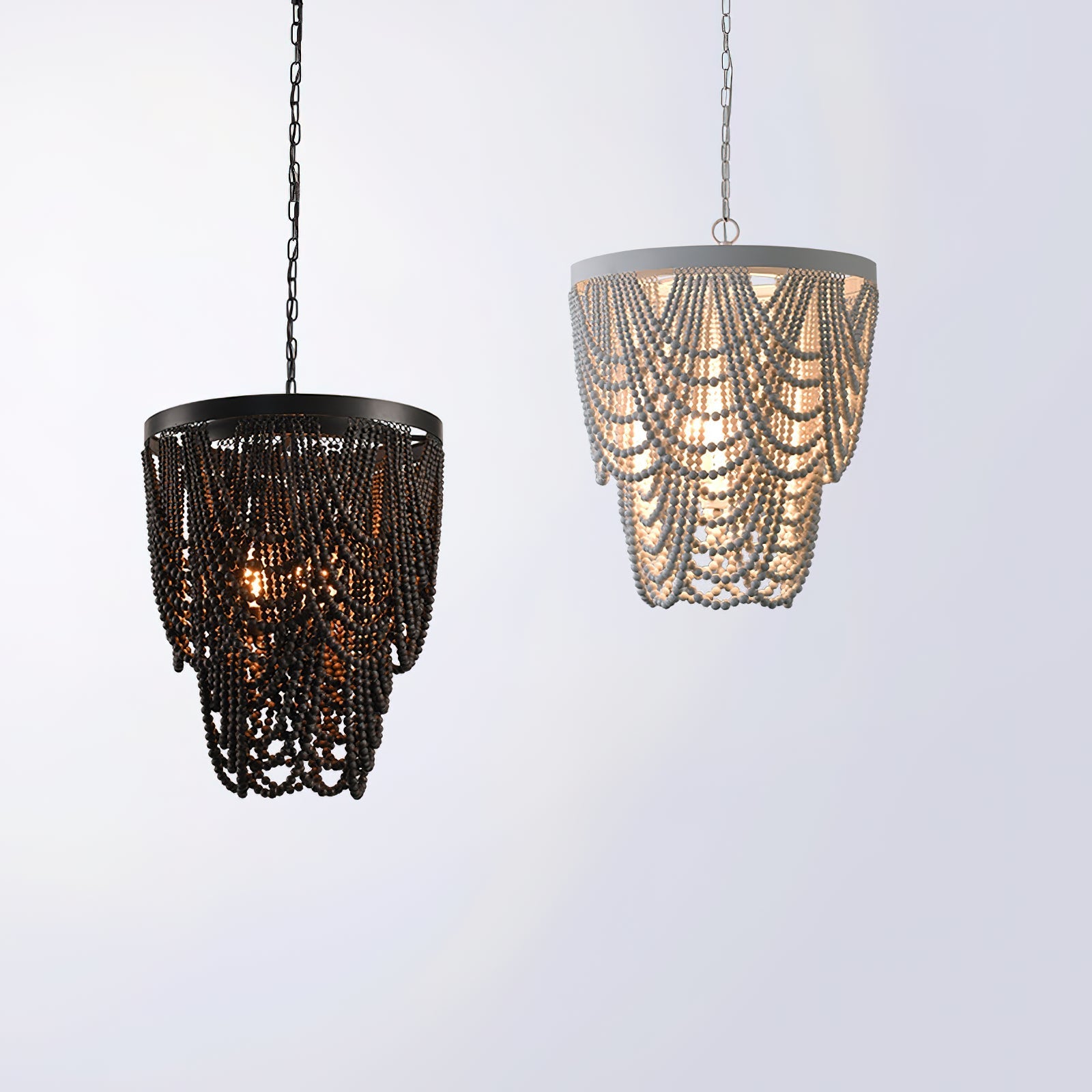 Ordore Postmodern Luxury Wooden Chandelier - Letslighting