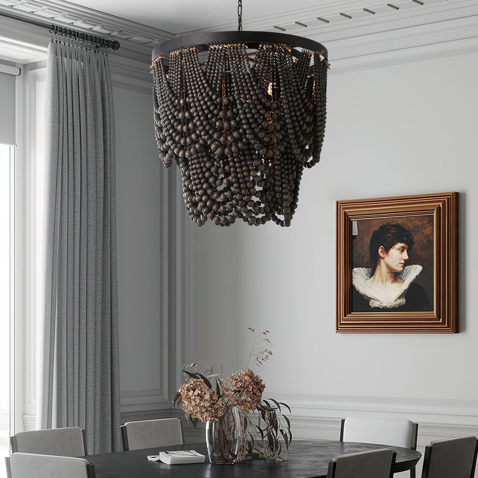 Ordore Postmodern Luxury Wooden Chandelier - Letslighting