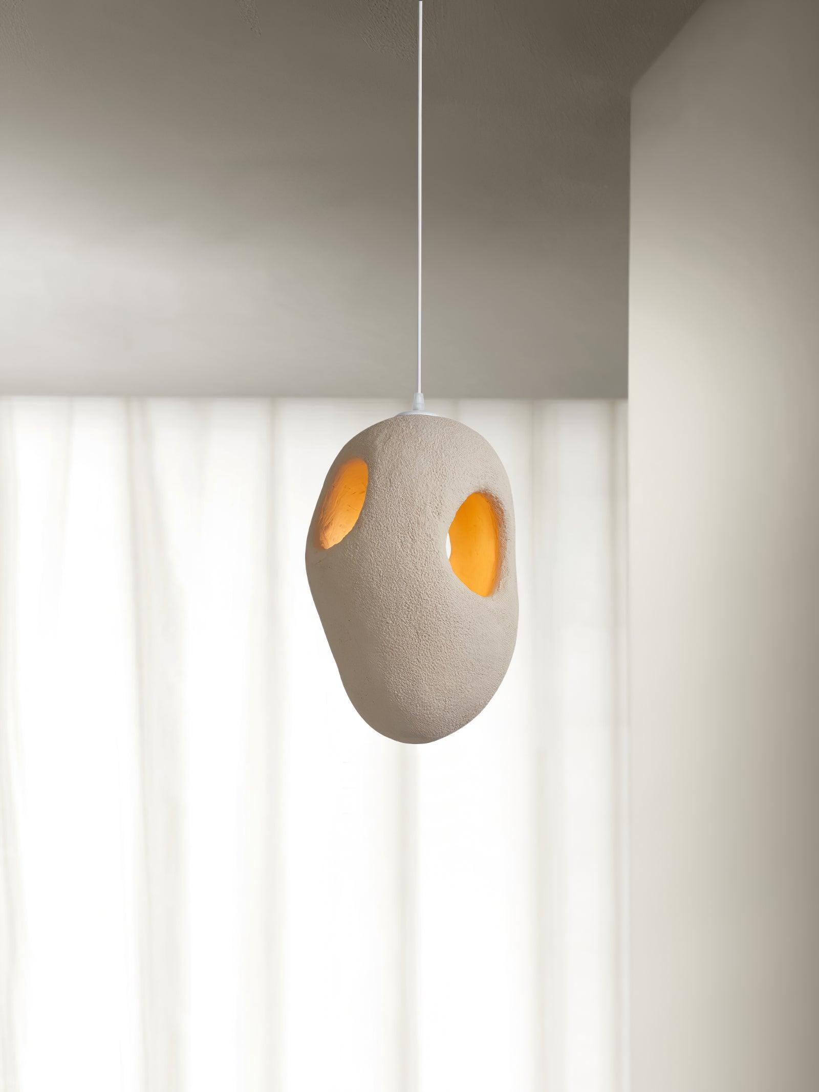 Elysire Beige Artistic Pendant Lamp - Letslighting