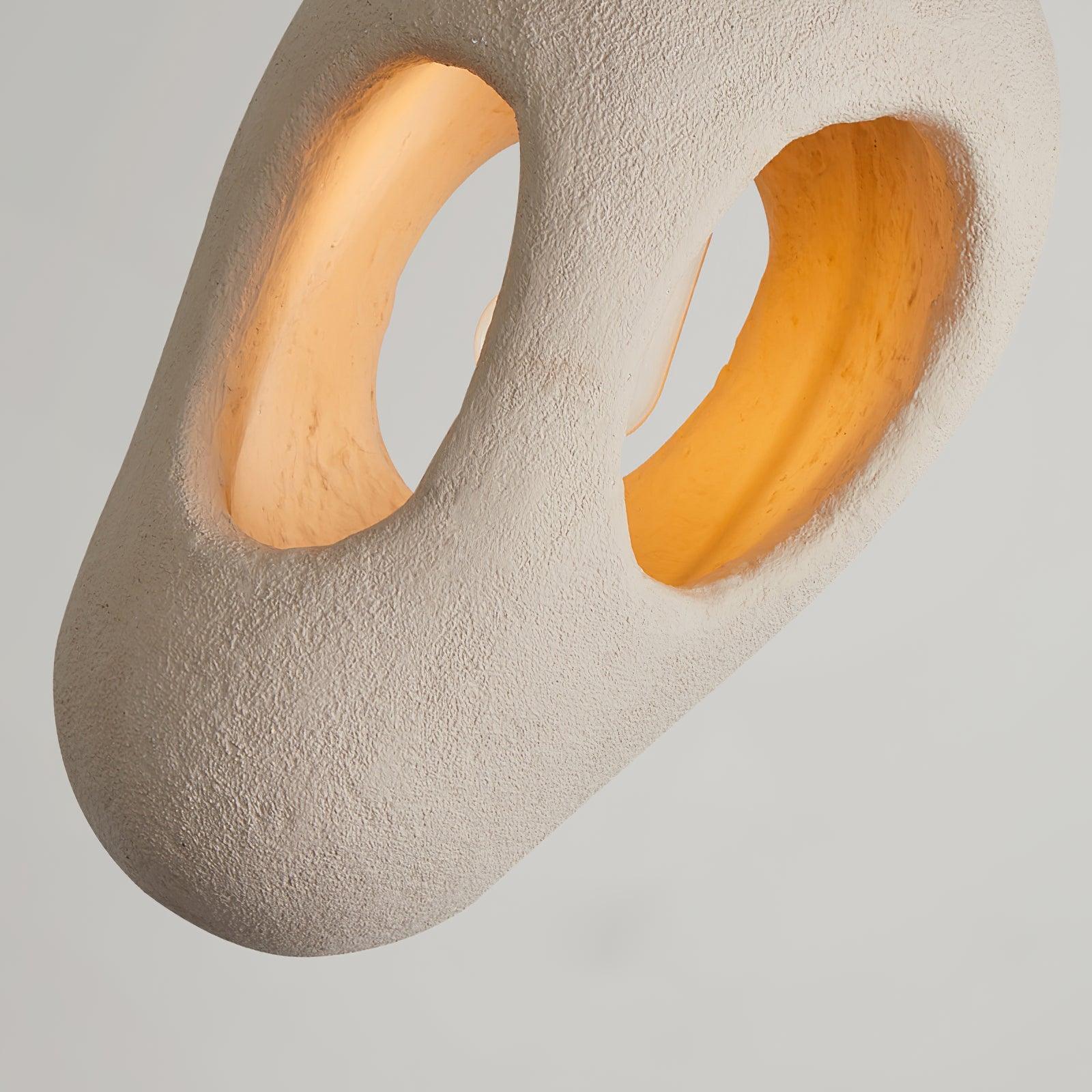 Elysire Beige Artistic Pendant Lamp - Letslighting