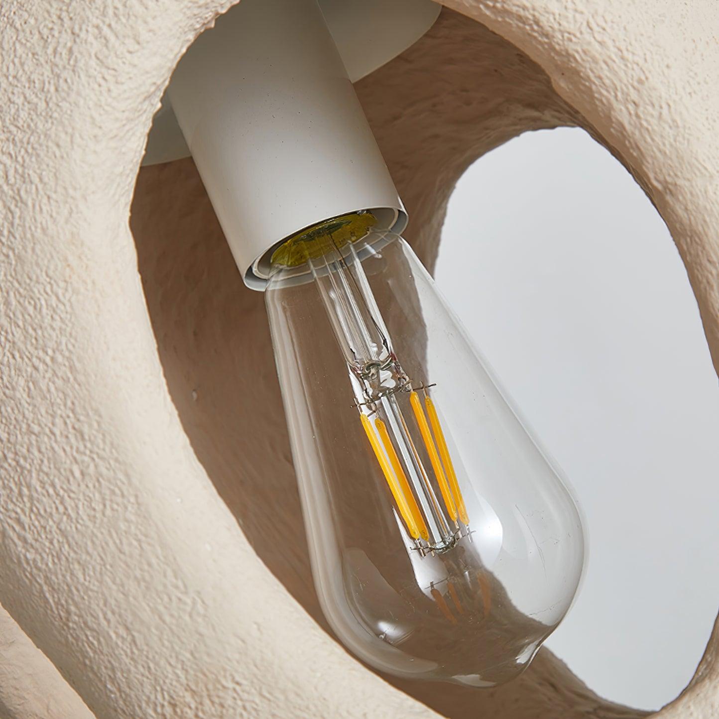 Elysire Beige Artistic Pendant Lamp - Letslighting