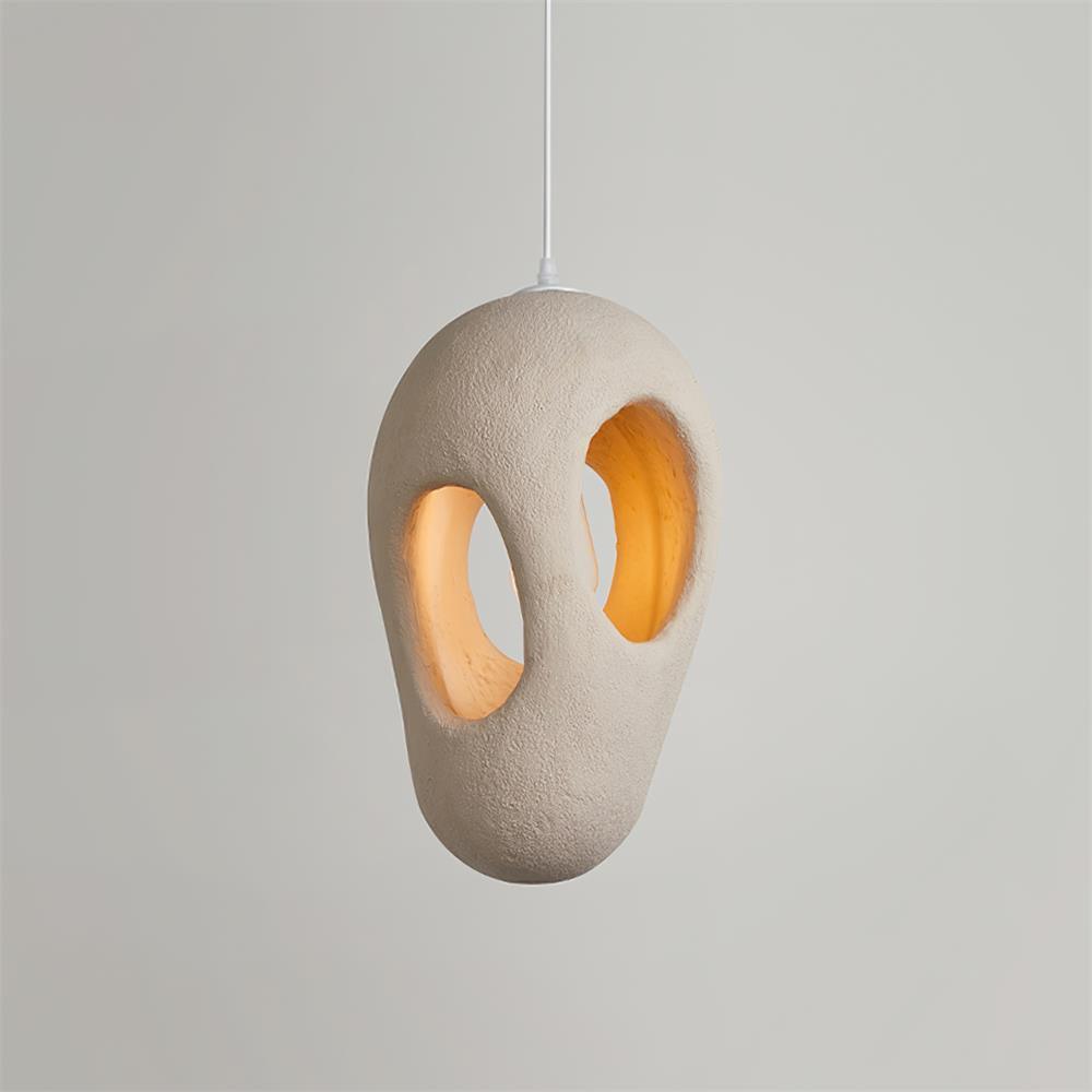 Elysire Beige Artistic Pendant Lamp - Letslighting