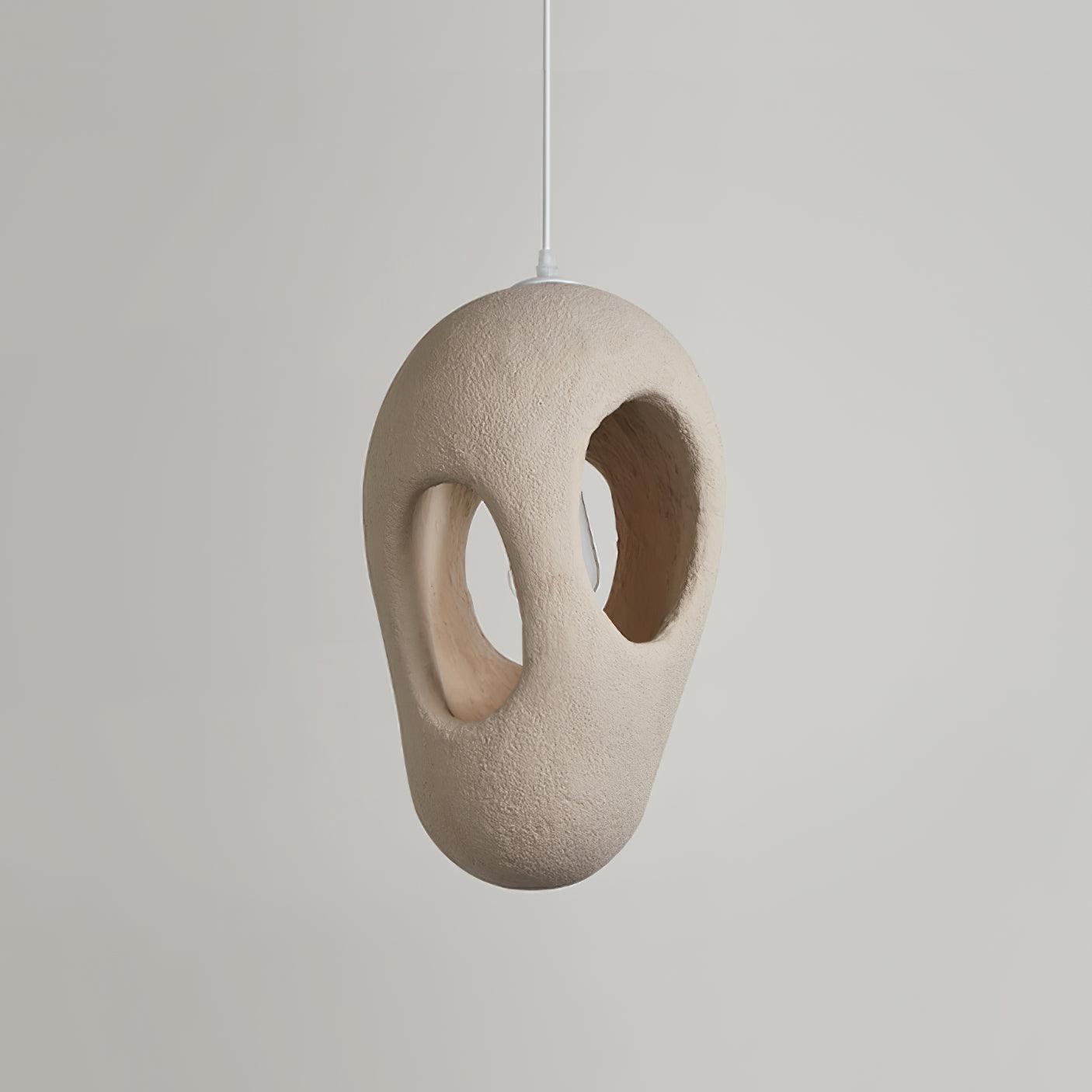 Elysire Beige Artistic Pendant Lamp - Letslighting