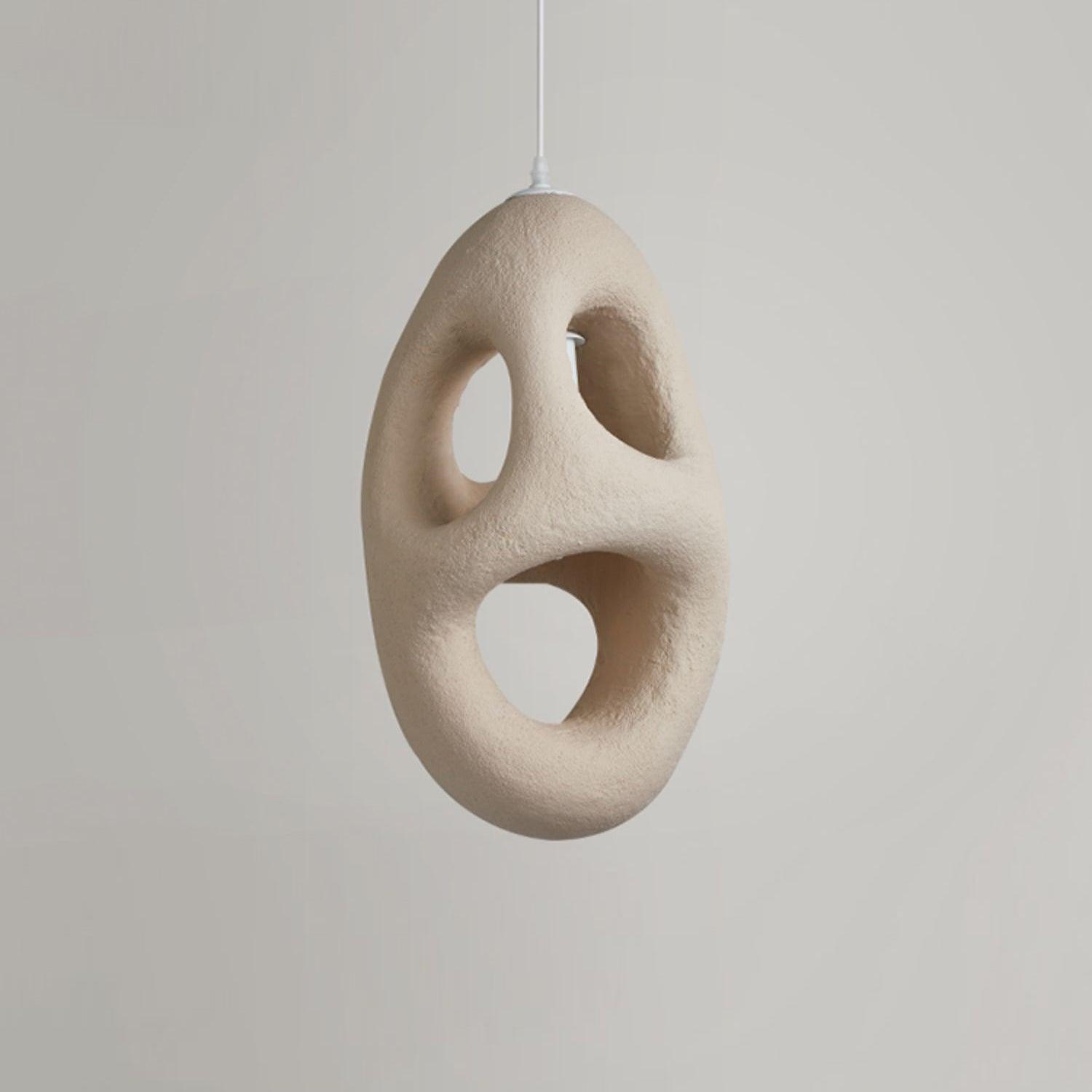 Elysire Beige Artistic Pendant Lamp - Letslighting