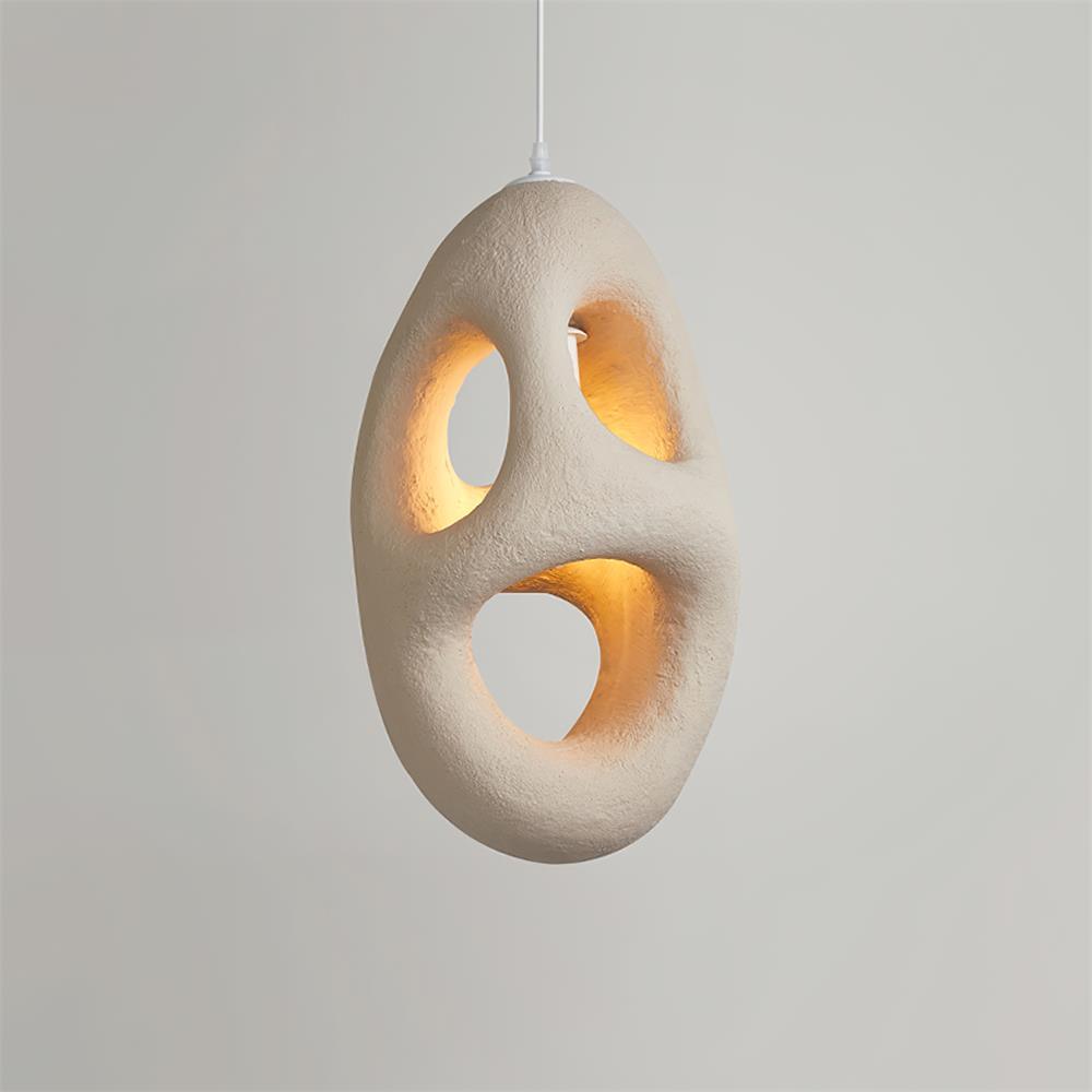 Elysire Beige Artistic Pendant Lamp - Letslighting