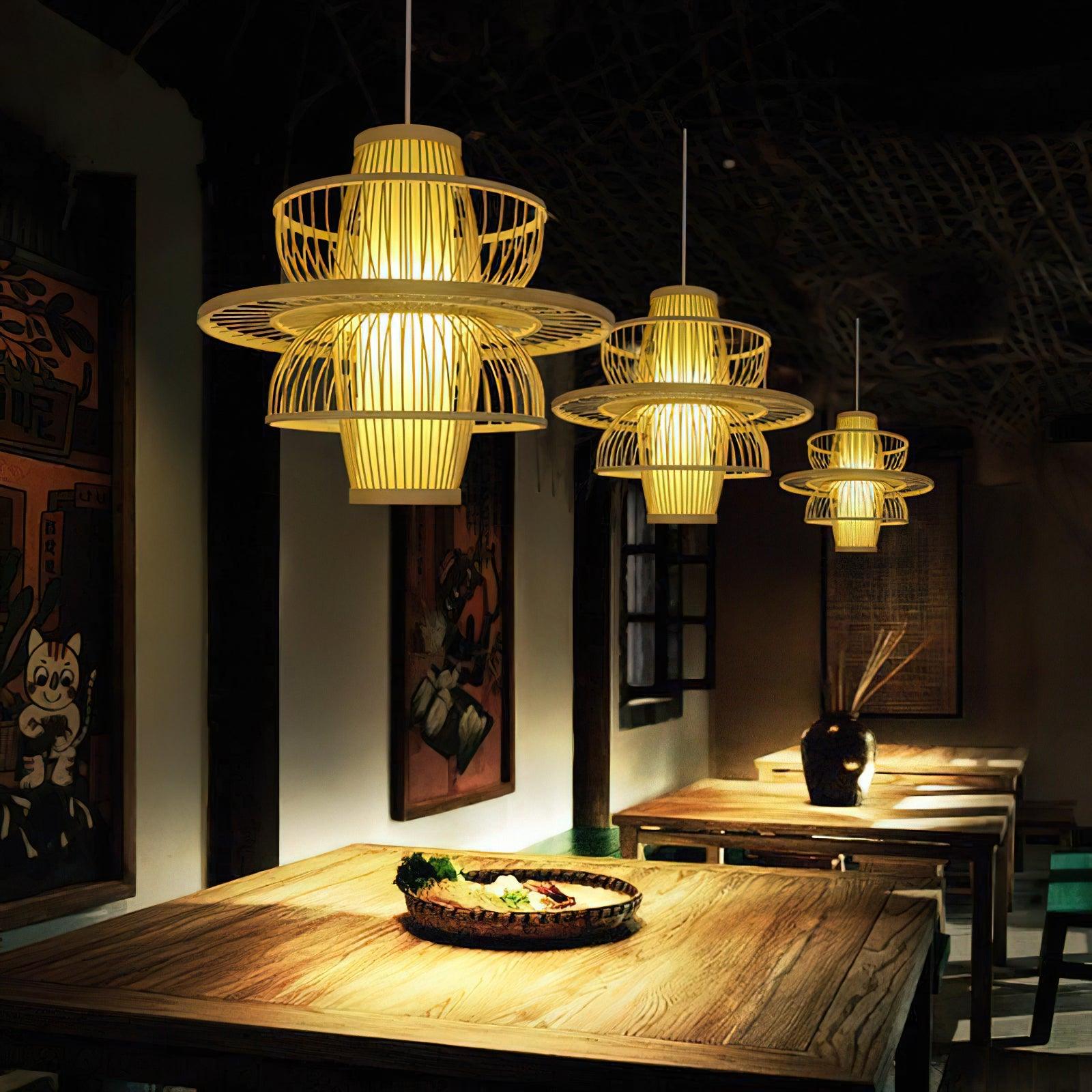 Covarir Handmade Sigyn Bamboo Pendant Lamp - Letslighting