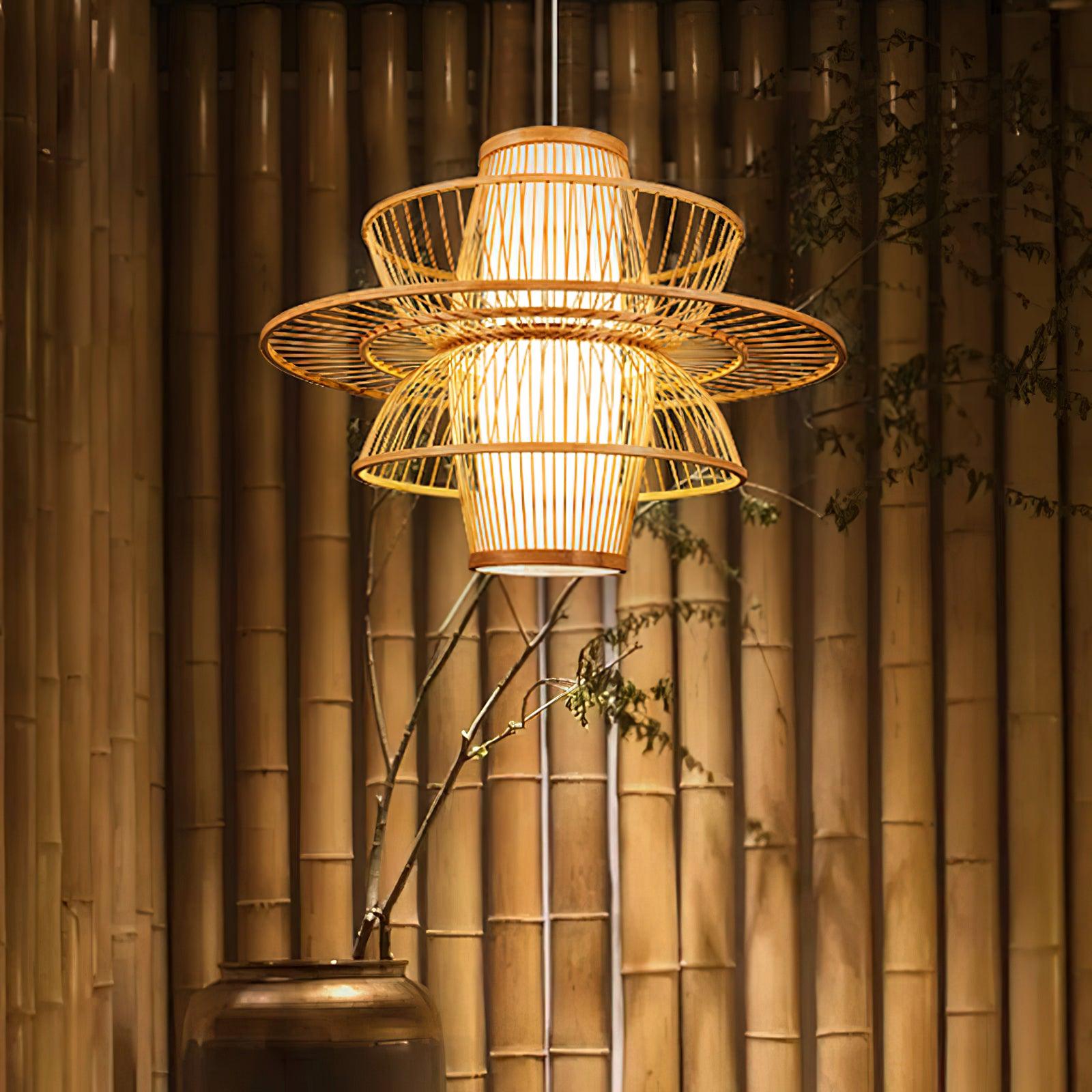 Covarir Handmade Sigyn Bamboo Pendant Lamp - Letslighting