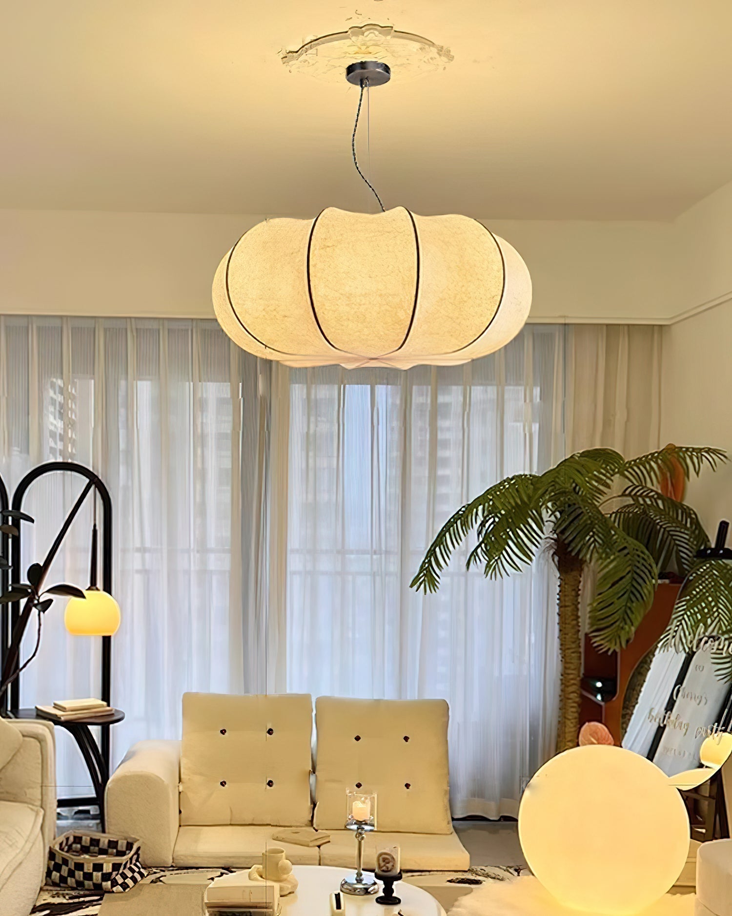 Vioren Silk Traditional Pendant Lamp - Letslighting