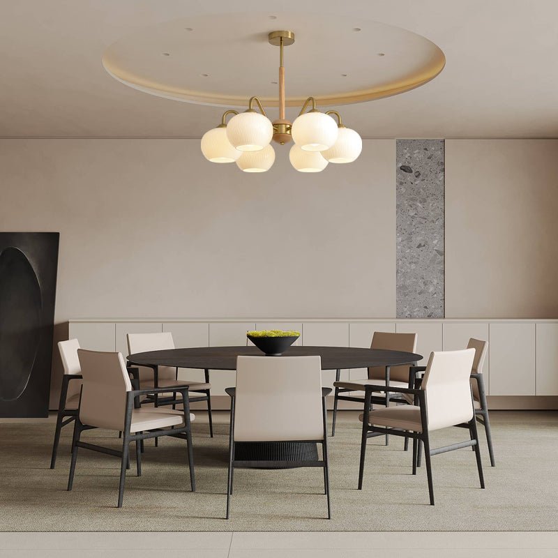 Elyra Elegant Wood Chandelier - Letslighting