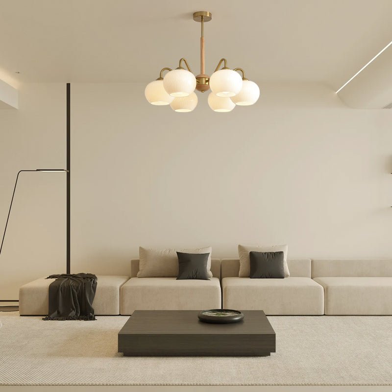 Elyra Elegant Wood Chandelier - Letslighting