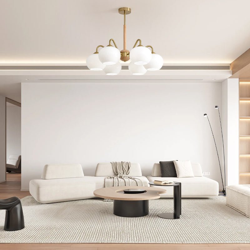 Elyra Elegant Wood Chandelier - Letslighting