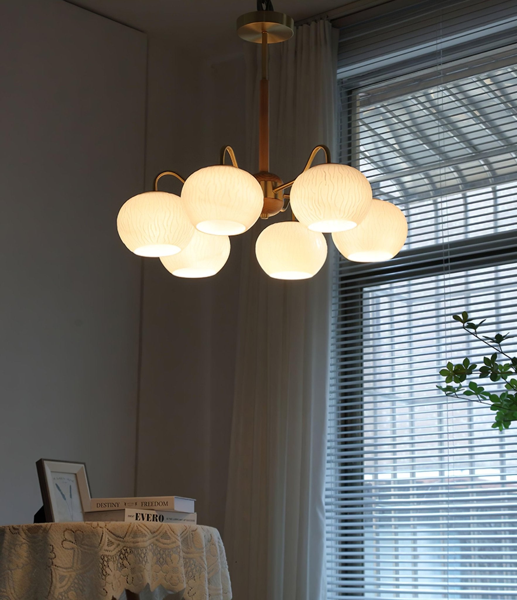 Elyra Elegant Wood Chandelier - Letslighting