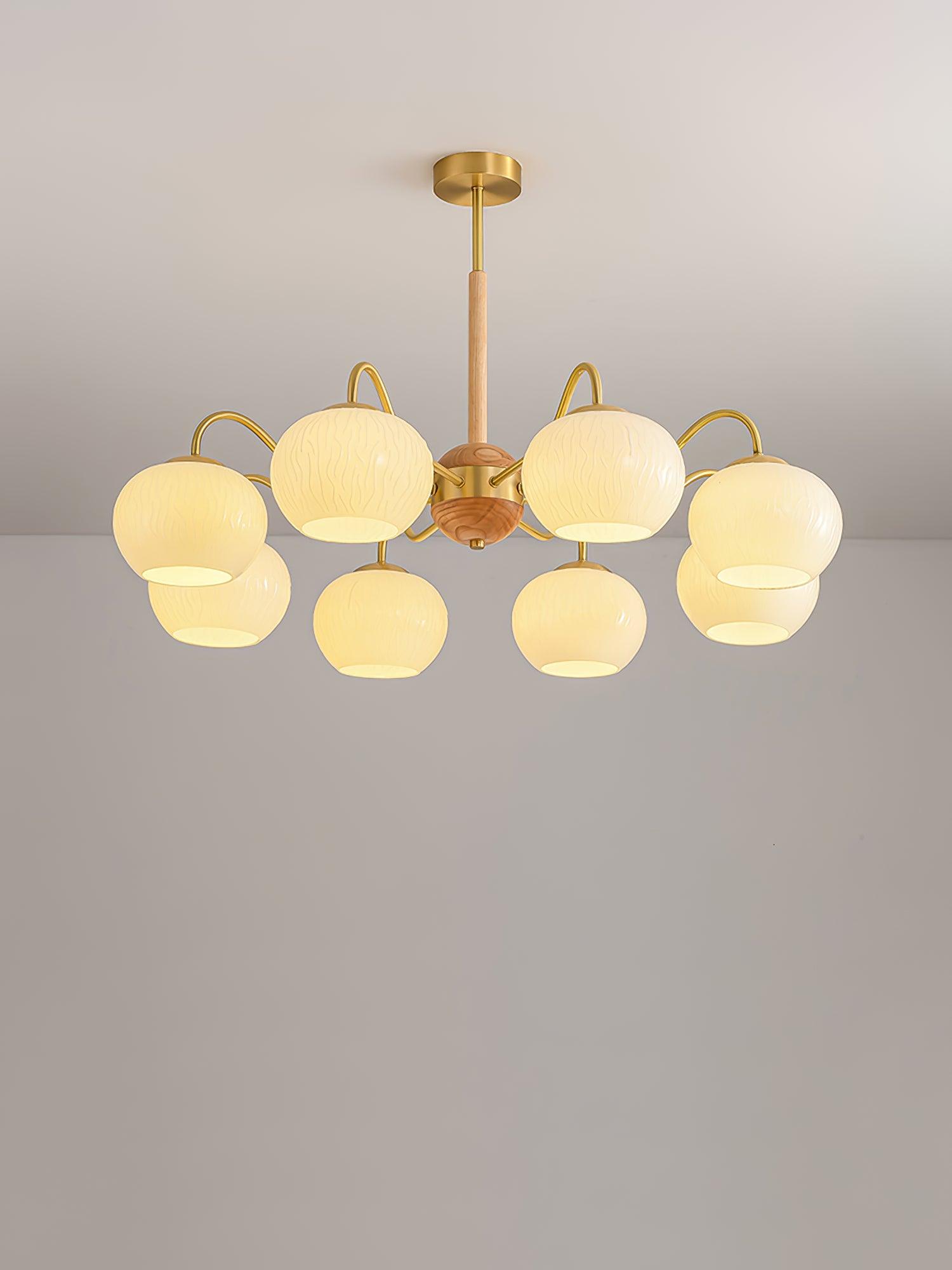 Elyra Elegant Wood Chandelier - Letslighting