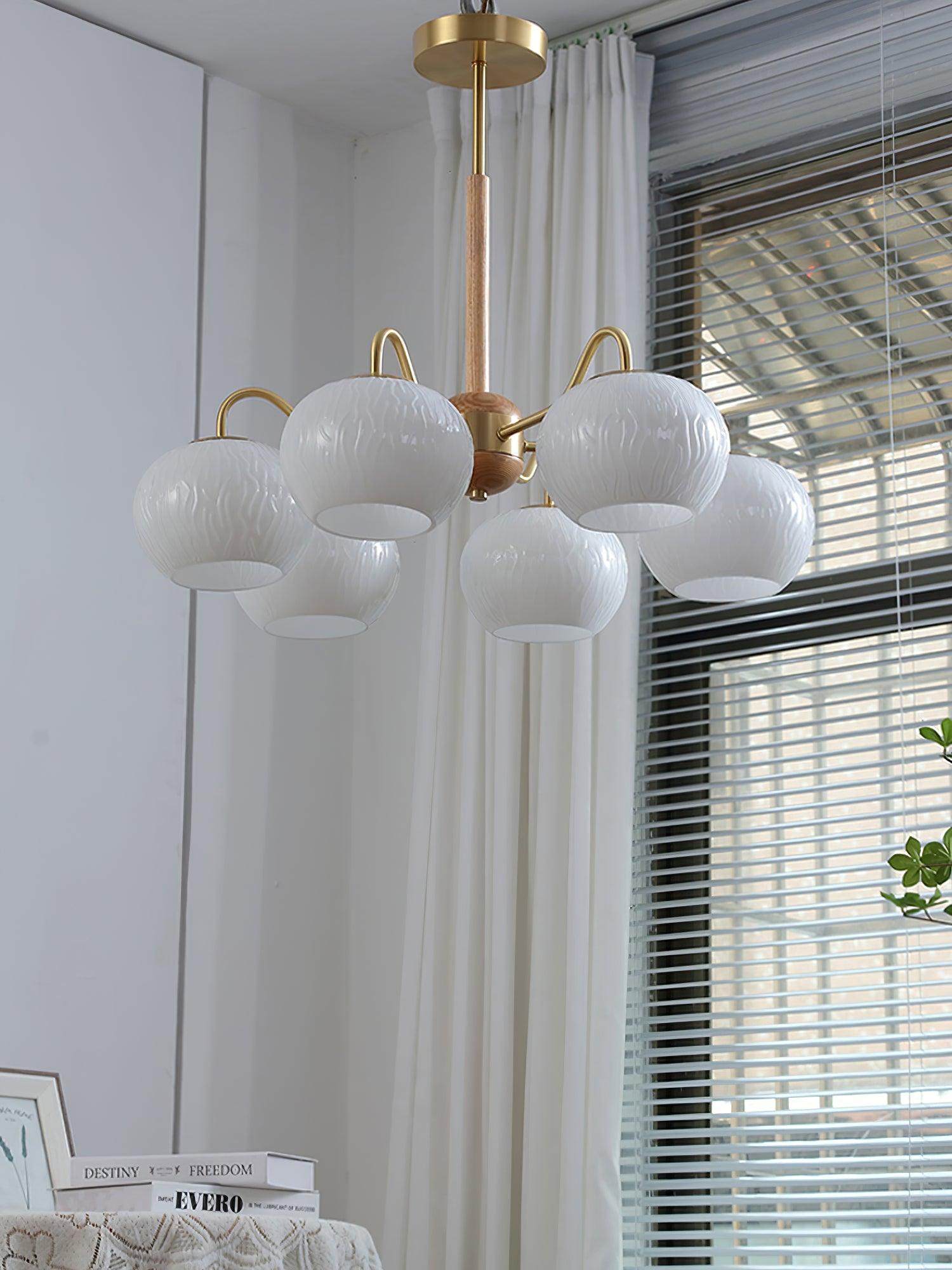 Elyra Elegant Wood Chandelier - Letslighting